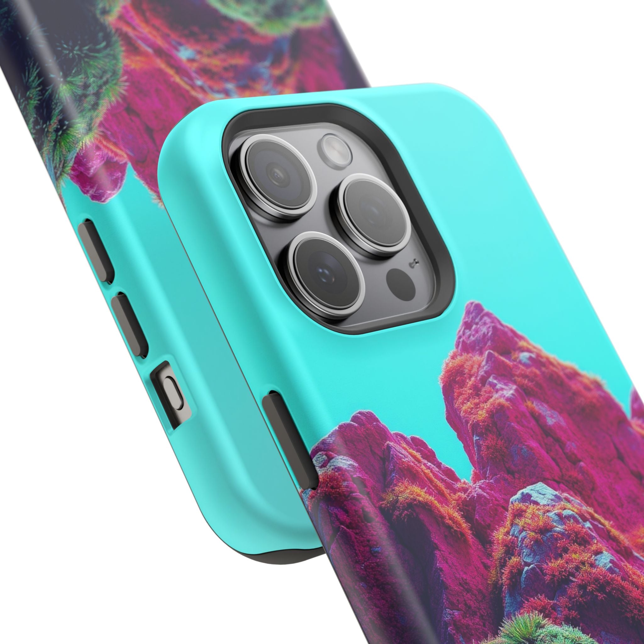 iPhone Moss Covered Rocks Paper Cut Art Slim Everyday iPhone Designer · iPhone C
