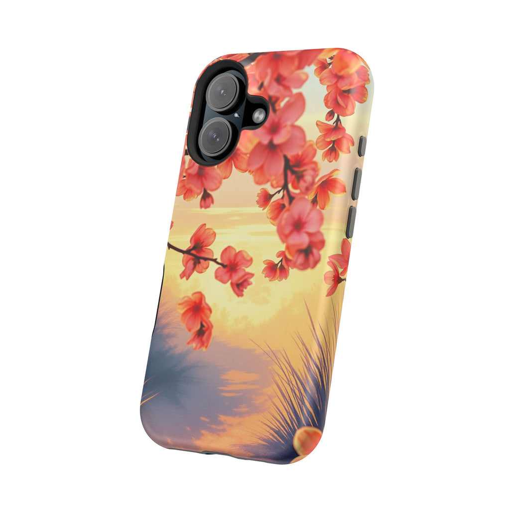 iPhone Sunset Amber And Peach Blossom Trail Slim Snap Cas Carry Case · iPhone Ca