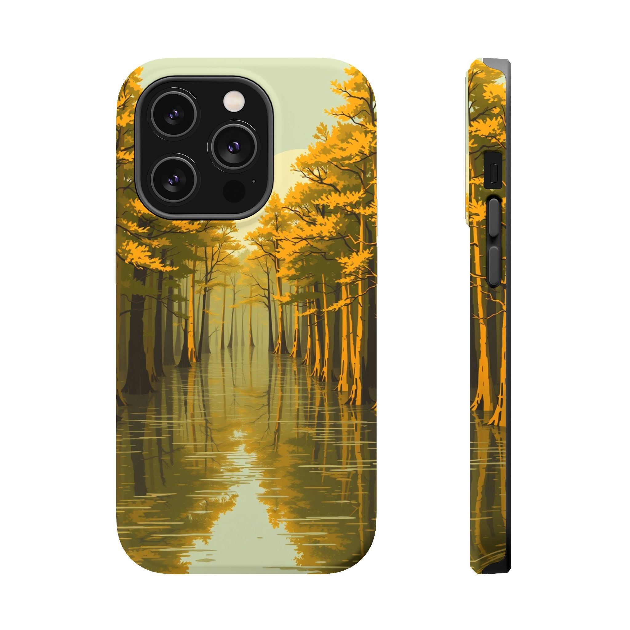 iPhone Cypress Swamp Enchanted Art Bold Modern Everyday Snap Case · iPhone Case
