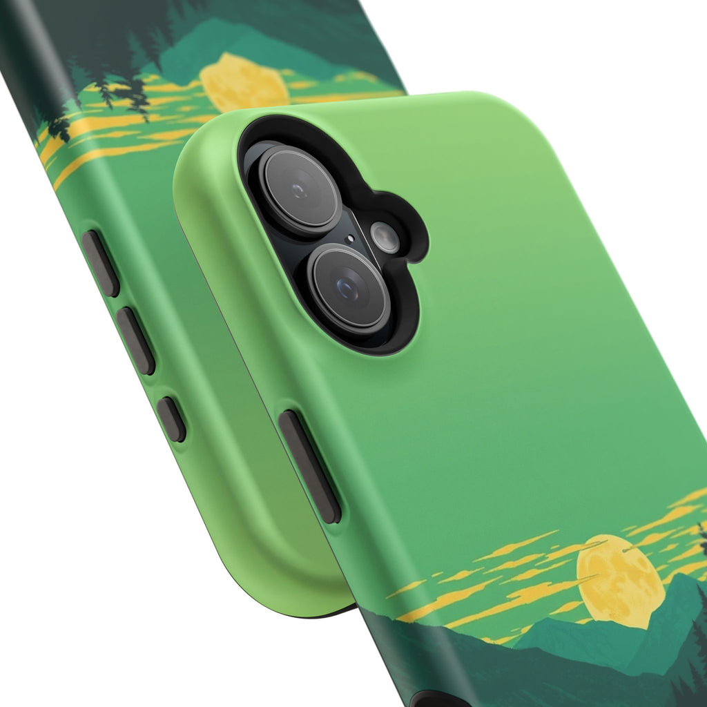 iPhone Lake at Twilight Risograph Print Slim Everyday iPhone Designer · iPhone C