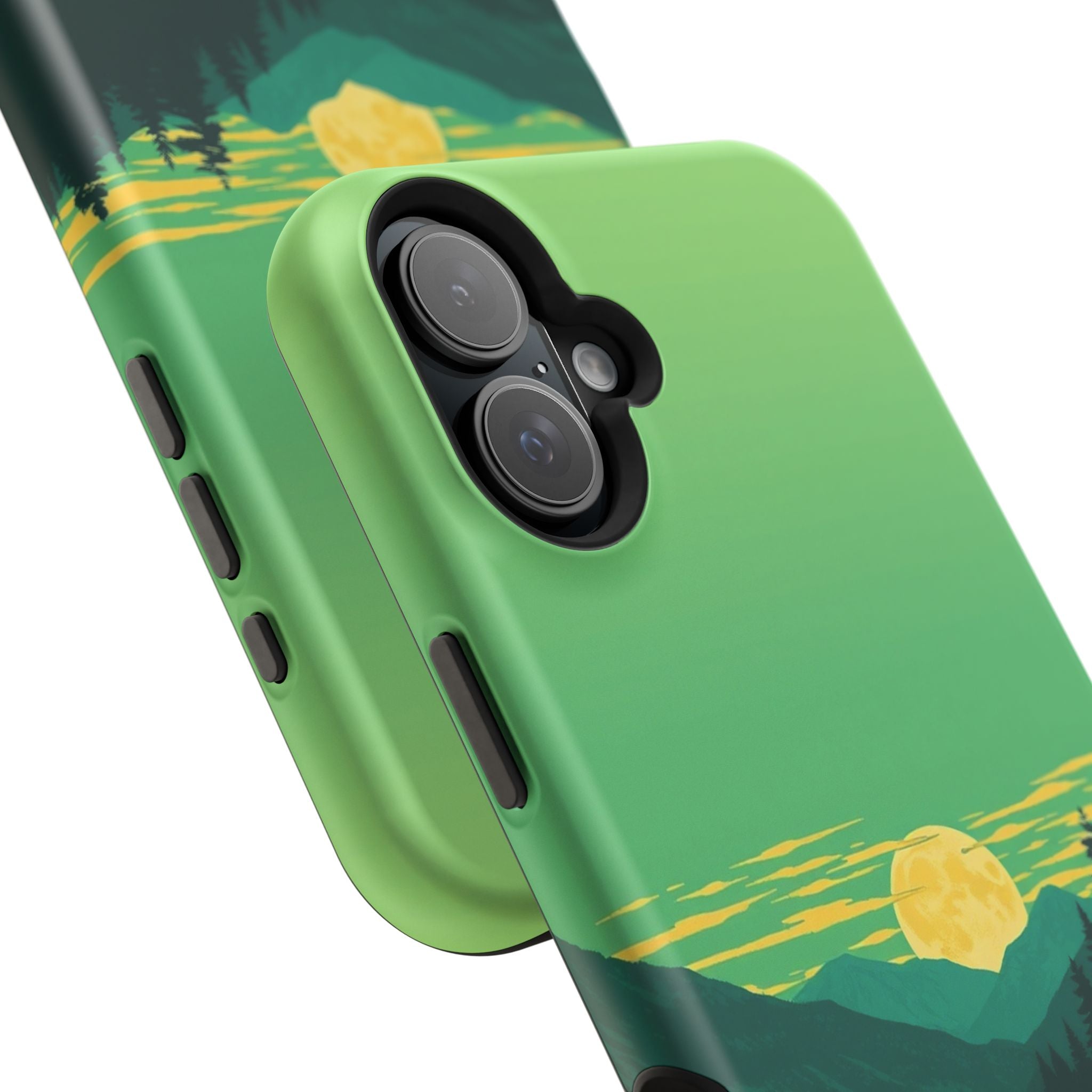 iPhone Lake at Twilight Risograph Print Slim Everyday iPhone Designer · iPhone C