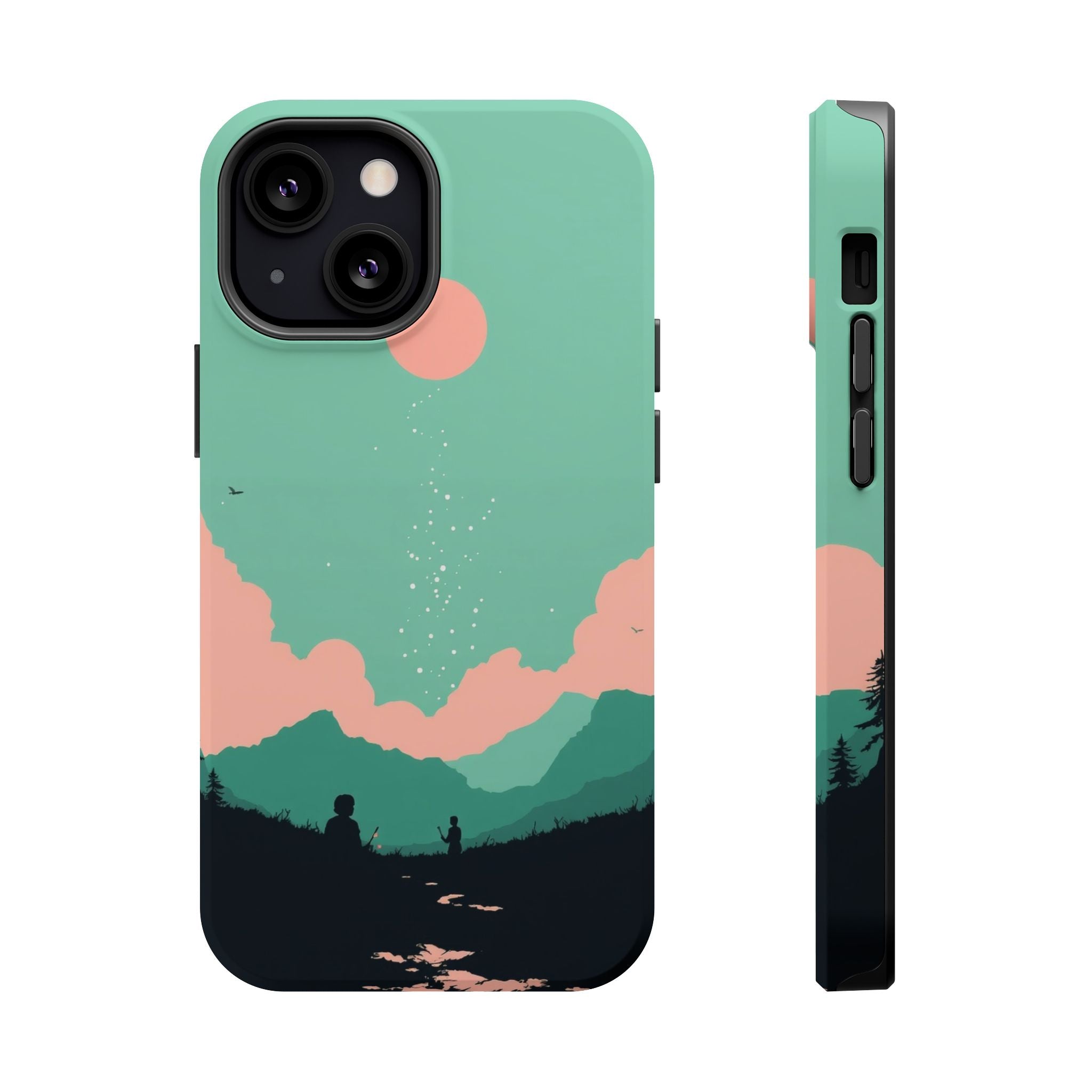 iPhone Magnetic Field Electric Art Bold Modern Everyday Snap Case · iPhone Case