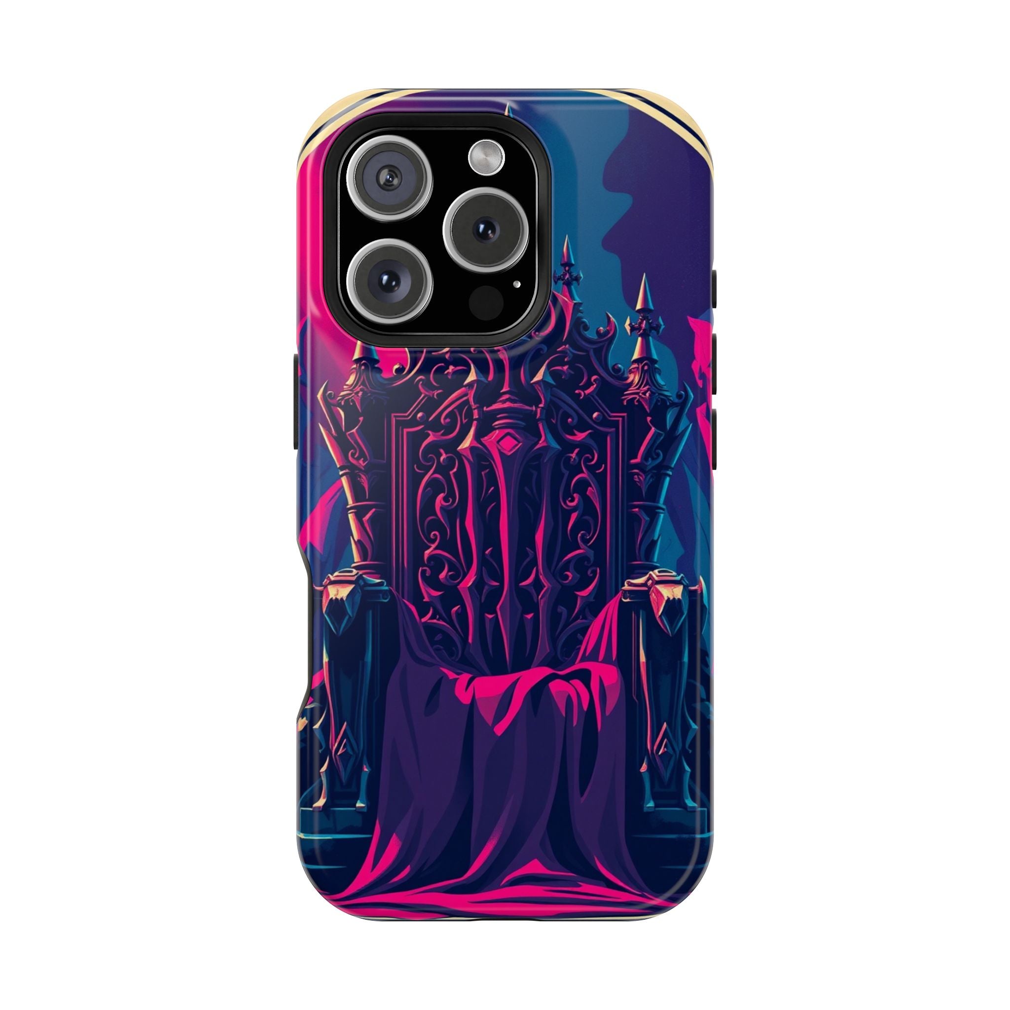 iPhone Lich King Throne Vintage Retro Poster Slim Everyday Designer Case · iPhon