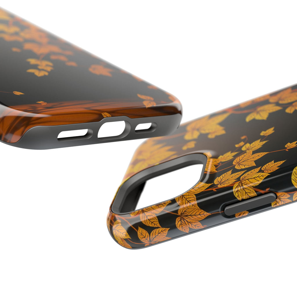 iPhone Mustard And Rust Art Nouveau Vine Slim Everyday iPhone 14 · iPhone Case