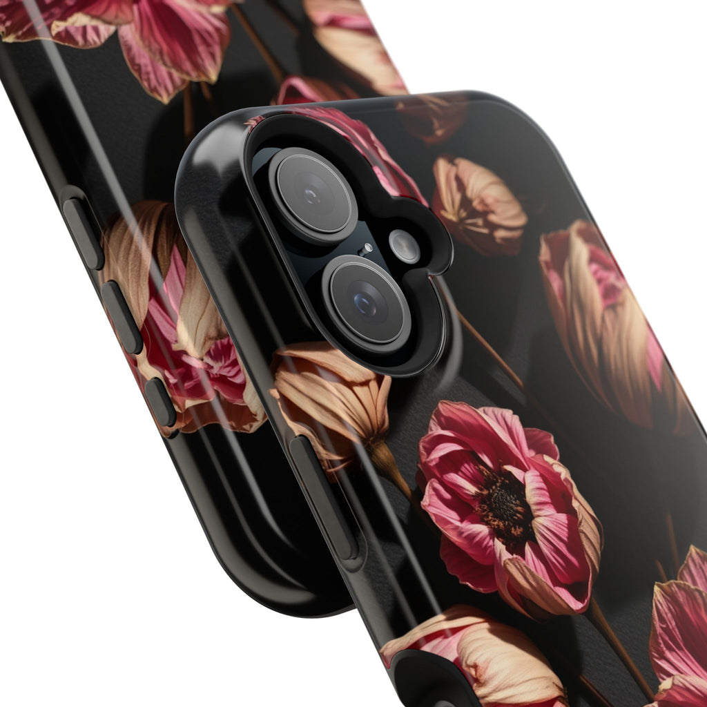 iPhone Dried Flower Flat Lay Electric Art Slim Snap Case · iPhone Case