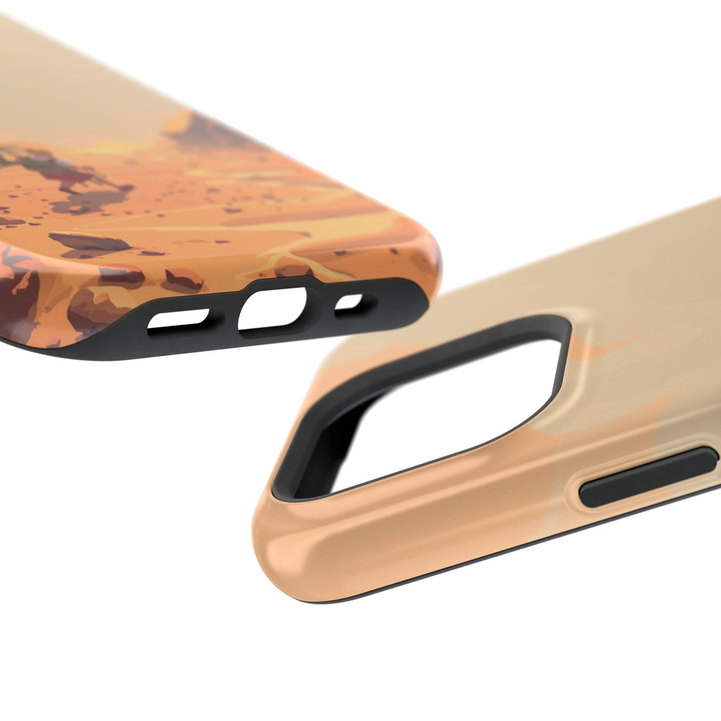 iPhone Burnt Orange And Sand Barely Surviving Slim Everyday Designer Case · iPho