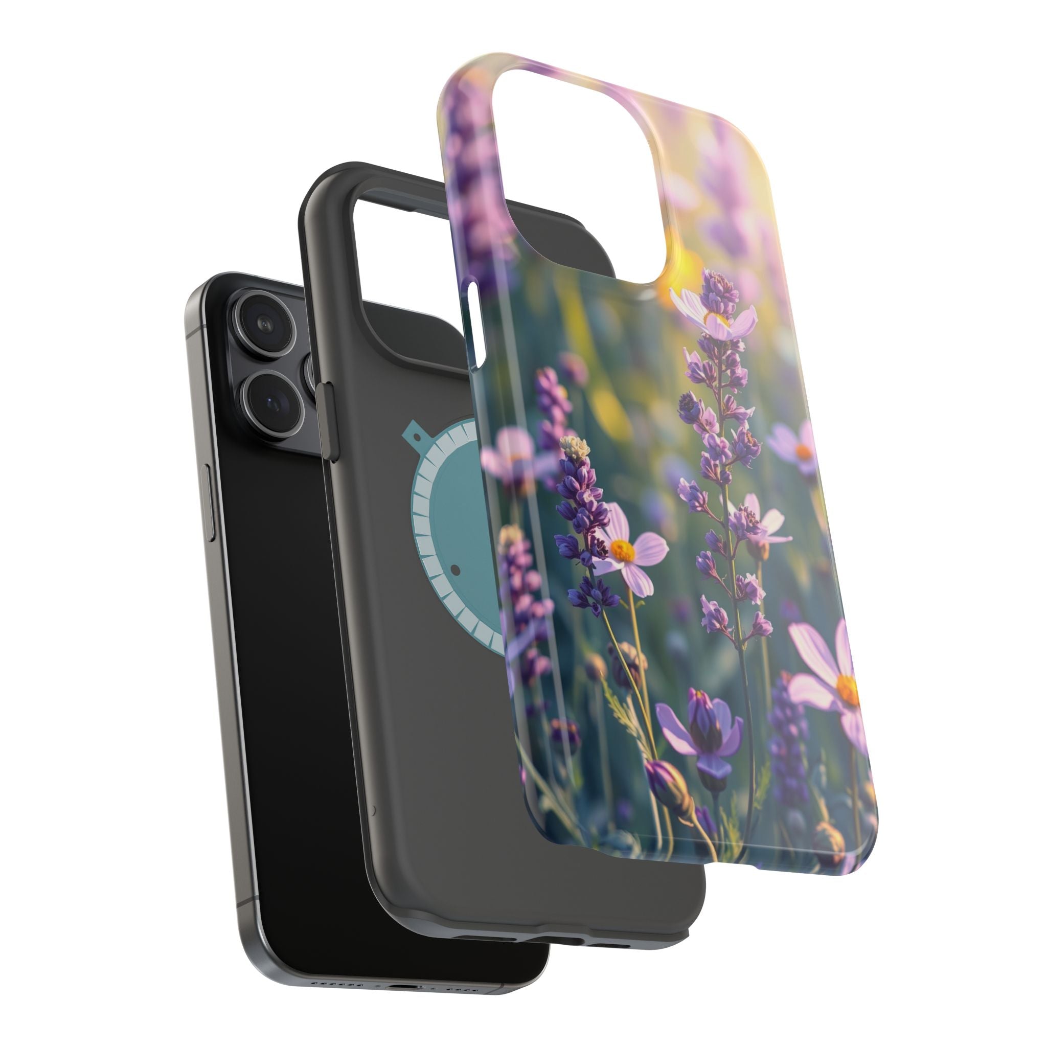 iPhone Lavender And Pearl Wildflower Field Slim iPhone Everyday · iPhone Case