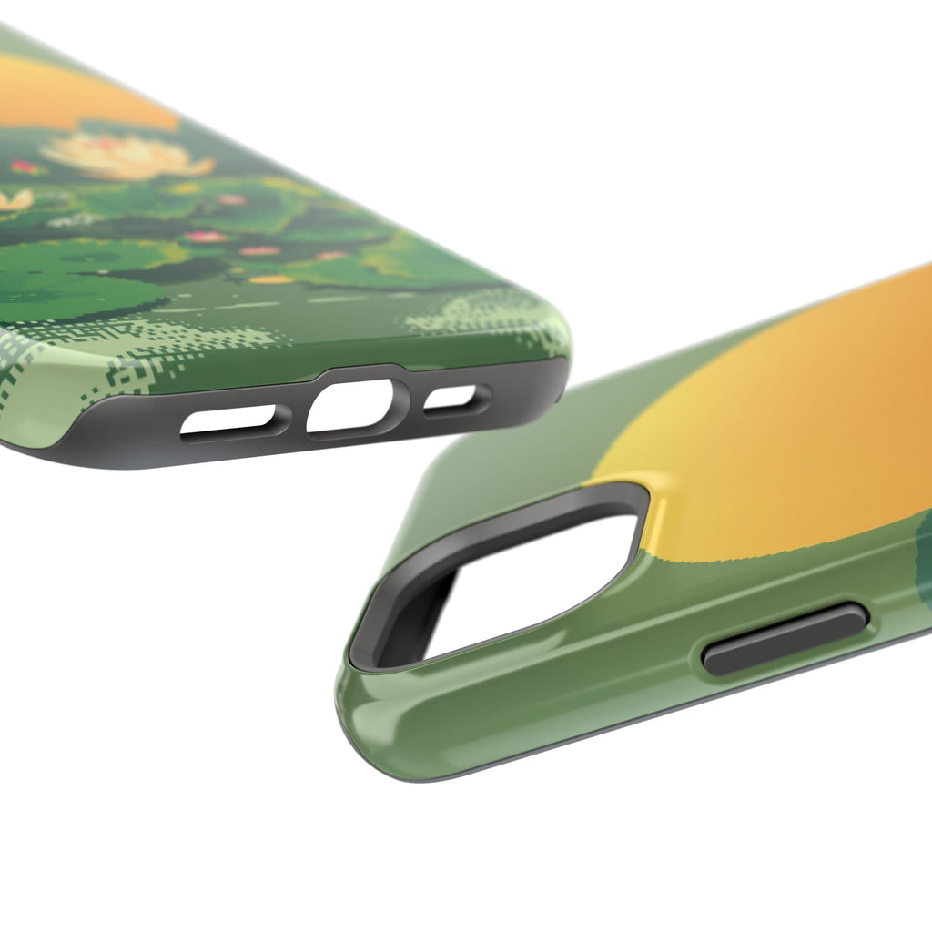 iPhone Lotus Pond Enchanted Art Slim Everyday Designer Case · iPhone Case