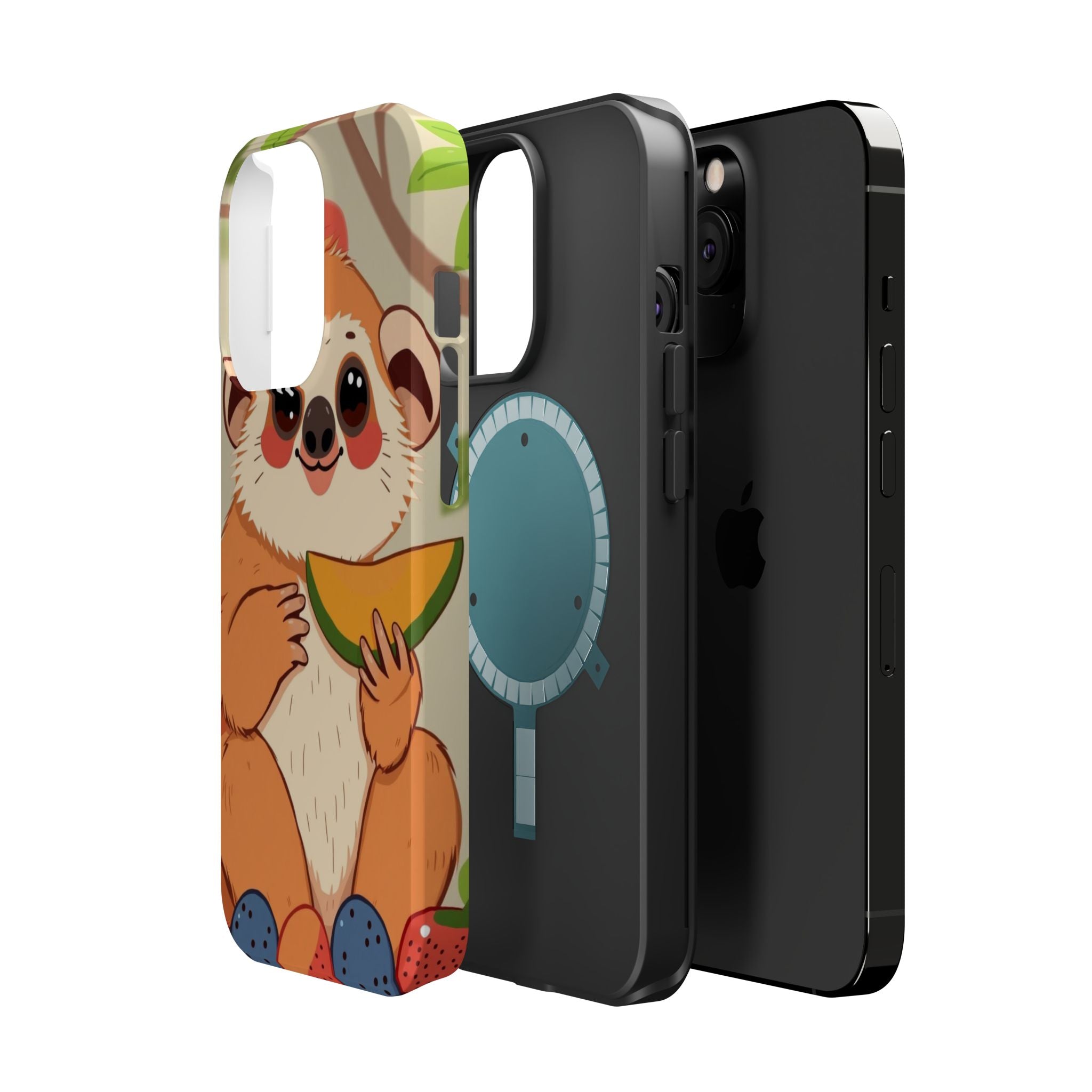 iPhone Slow Loris with Fruit Kids Fun iPhone Phone Case Gift Slim · iPhone Case