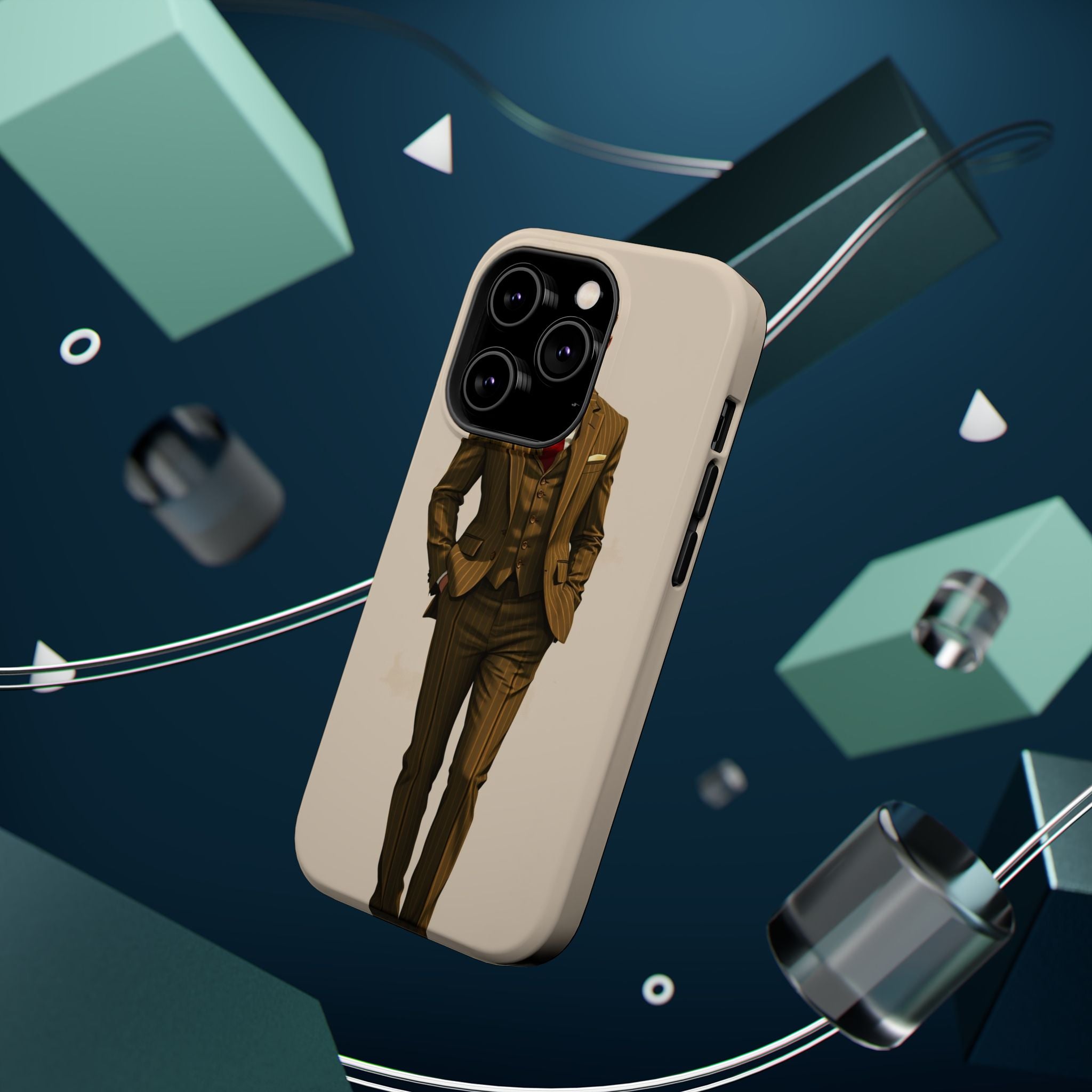 iPhone Pinstripe Suit Grunge Distressed Slim Everyday Designer Case · iPhone Cas