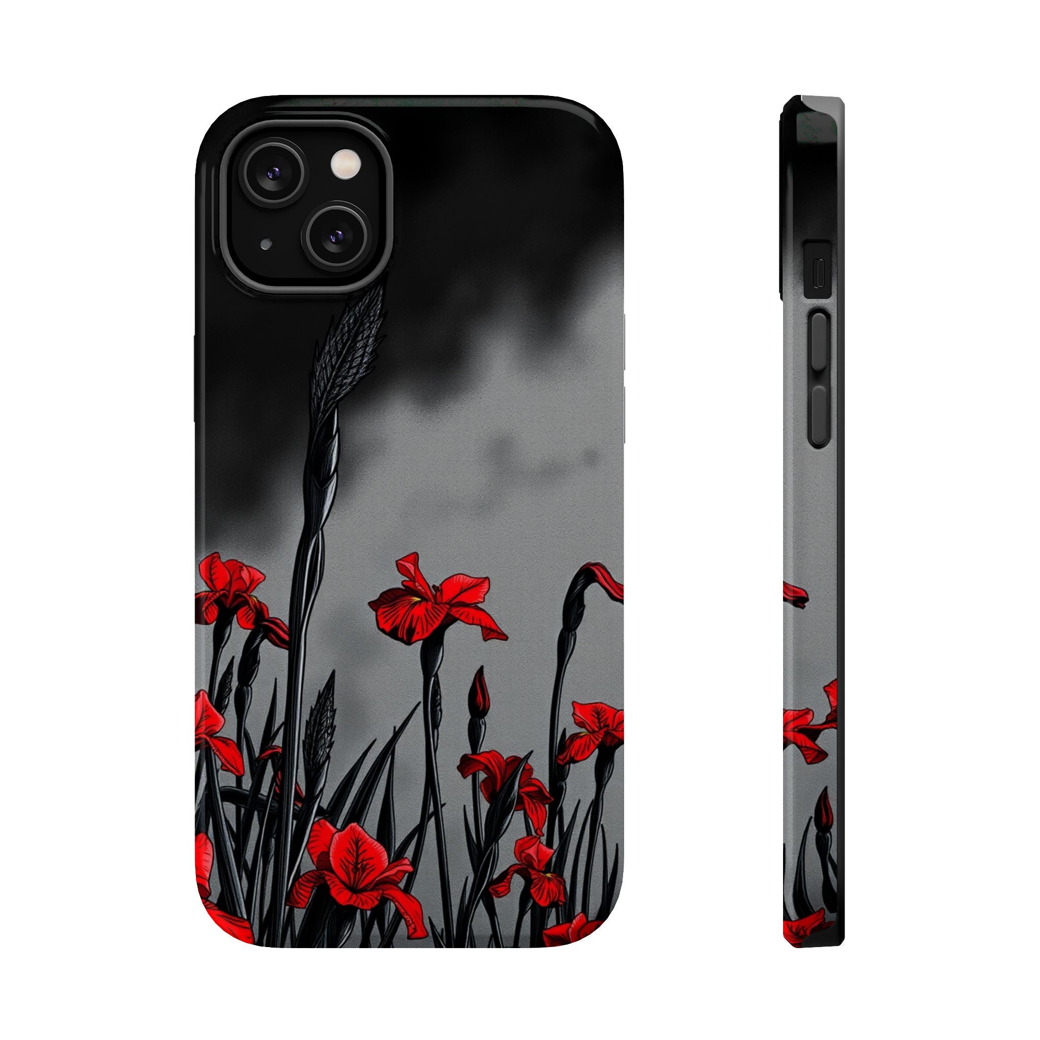 iPhone Iris Garden Cinematic Art Soft Finish Everyday Cas Slim Snap Case · iPhon