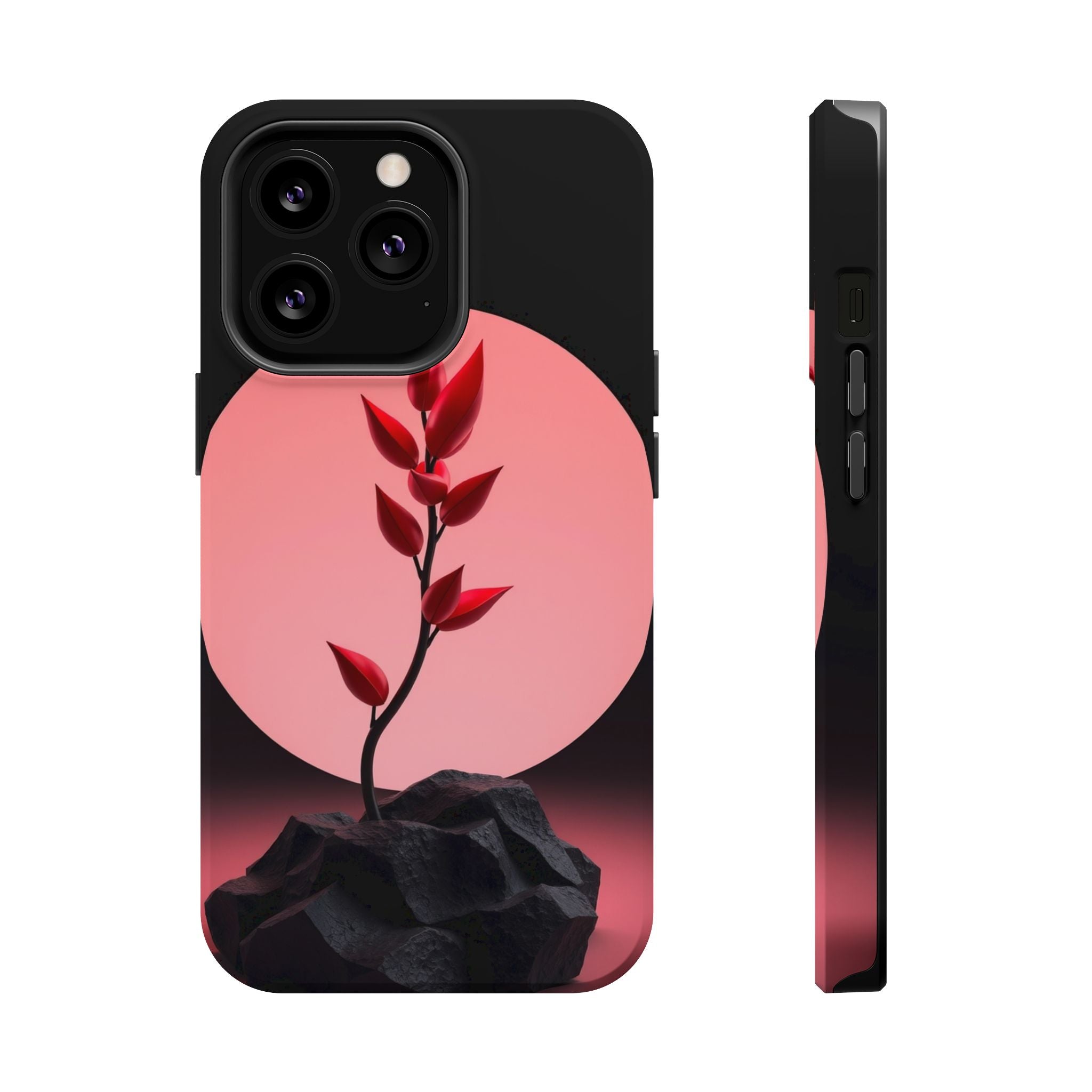 iPhone Serene Minimalist Stem Design Slim Everyday Designer Case · iPhone Case