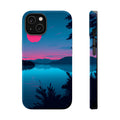 iPhone Cyan And Magenta Lake at Twilight Slim Everyday iPhone Designer · iPhone