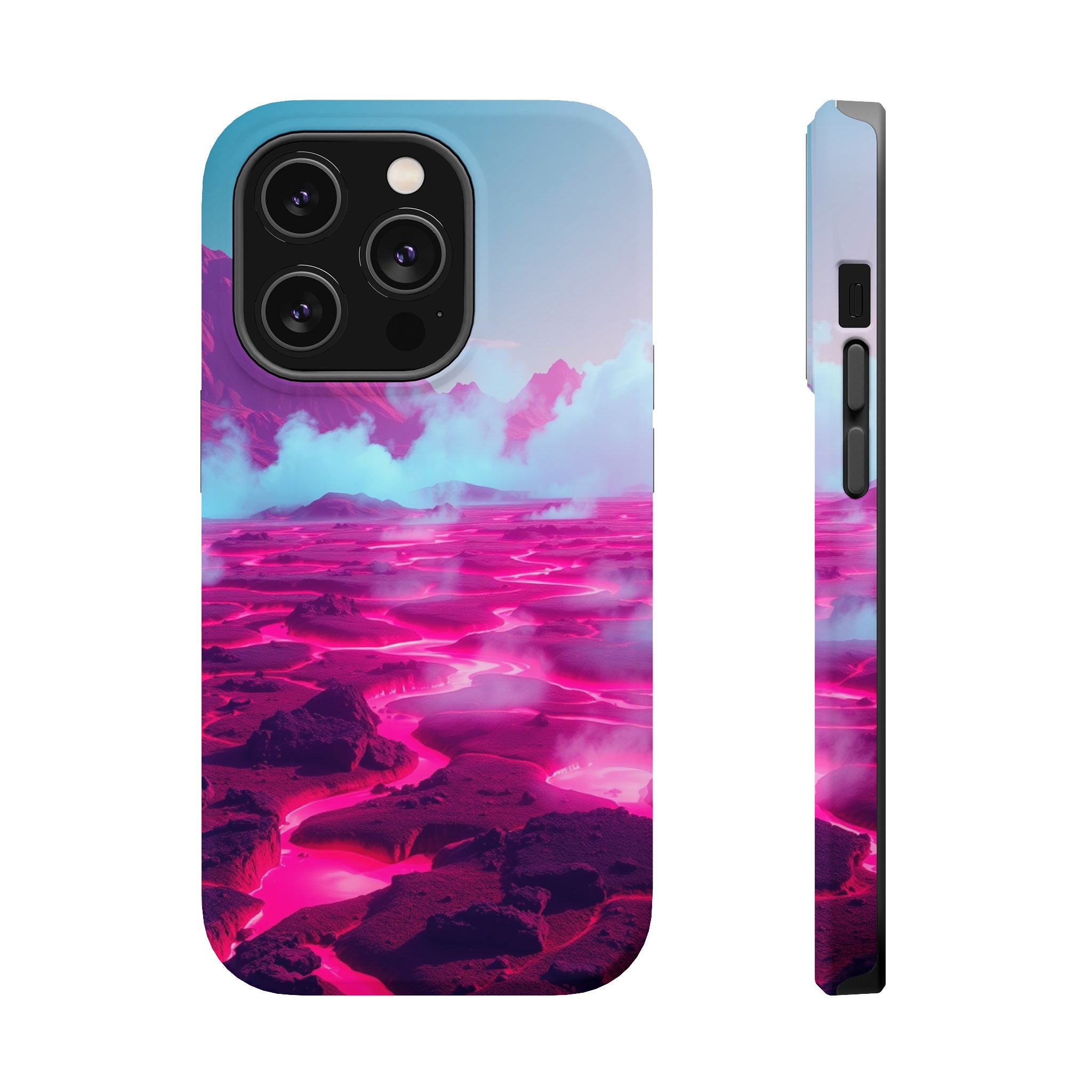 iPhone Lava Field Bold Art 17 Slim Everyday Designer Case · iPhone Case