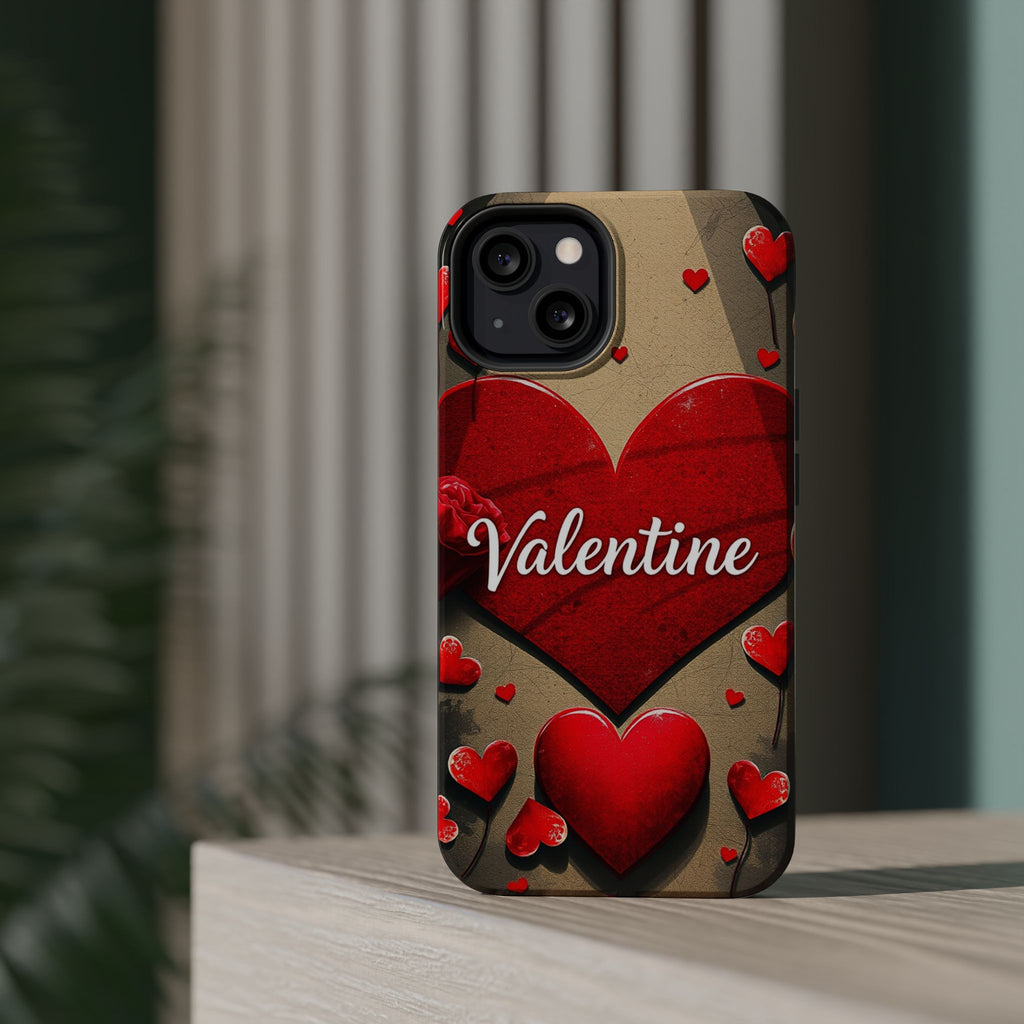 iPhone Serene Vintage Valentine Card Design Slim Everyday Designer Case · iPhone