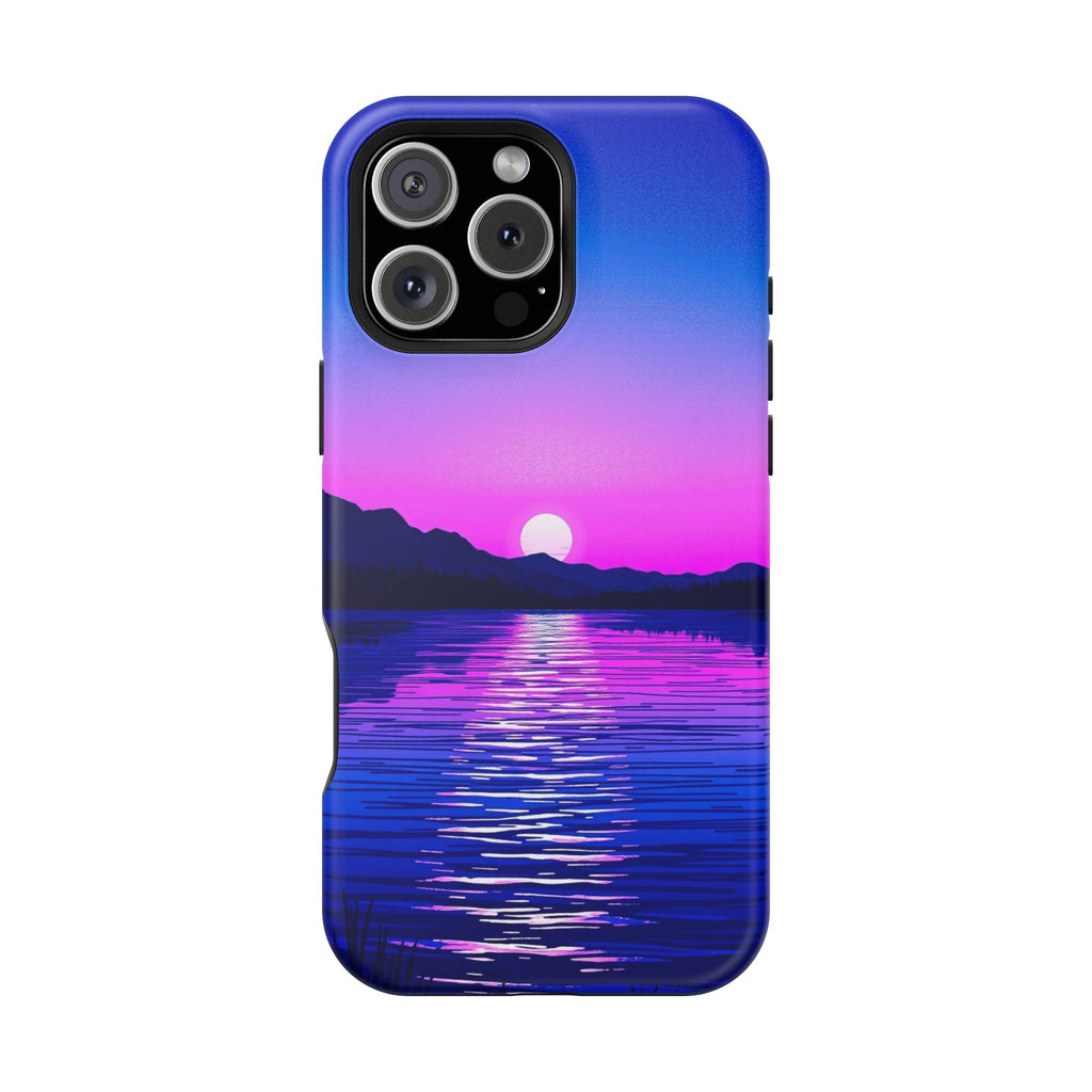 iPhone Indigo And Violet Lake at Twilight Slim iPhone Everyday Designer · iPhone
