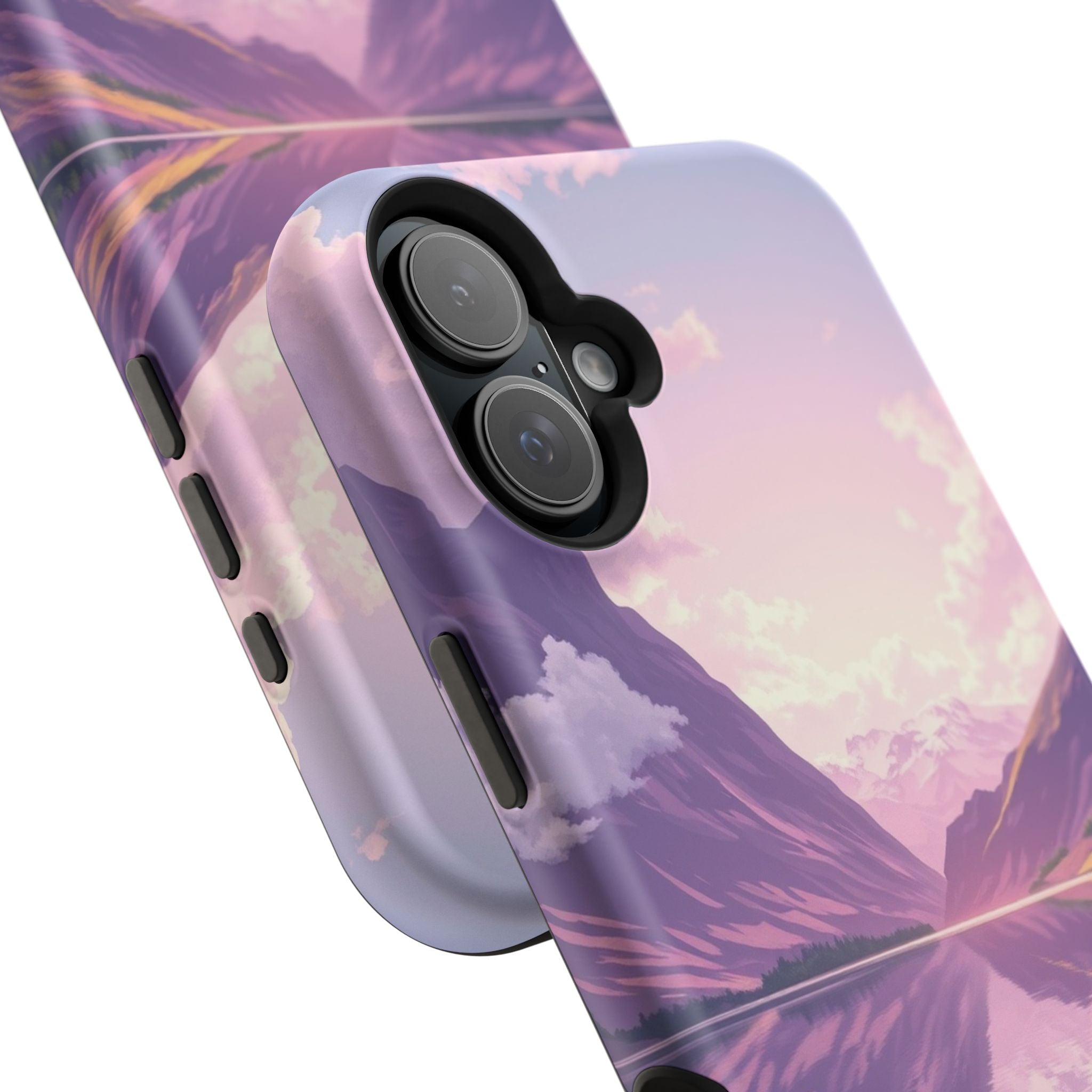iPhone Lavender And Pearl Fjord Reflection Slim iPhone Everyday · iPhone Case