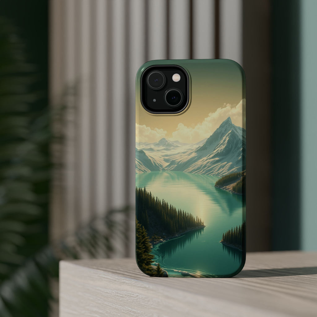 iPhone Glacier Lake Bold Art Slim Everyday Designer Case · iPhone Case