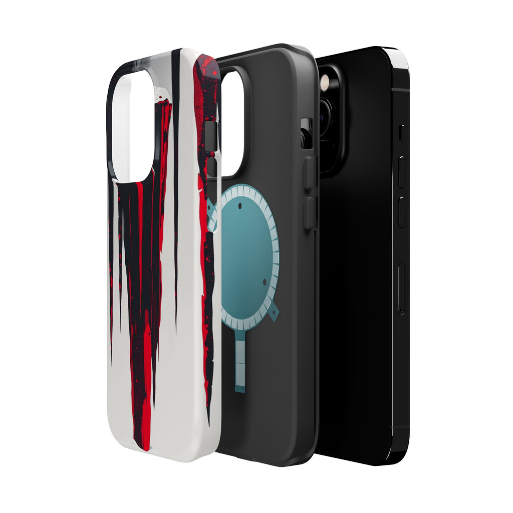 iPhone Black And Crimson Icicle Formation Slim iPhone 15 Everyday · iPhone Case