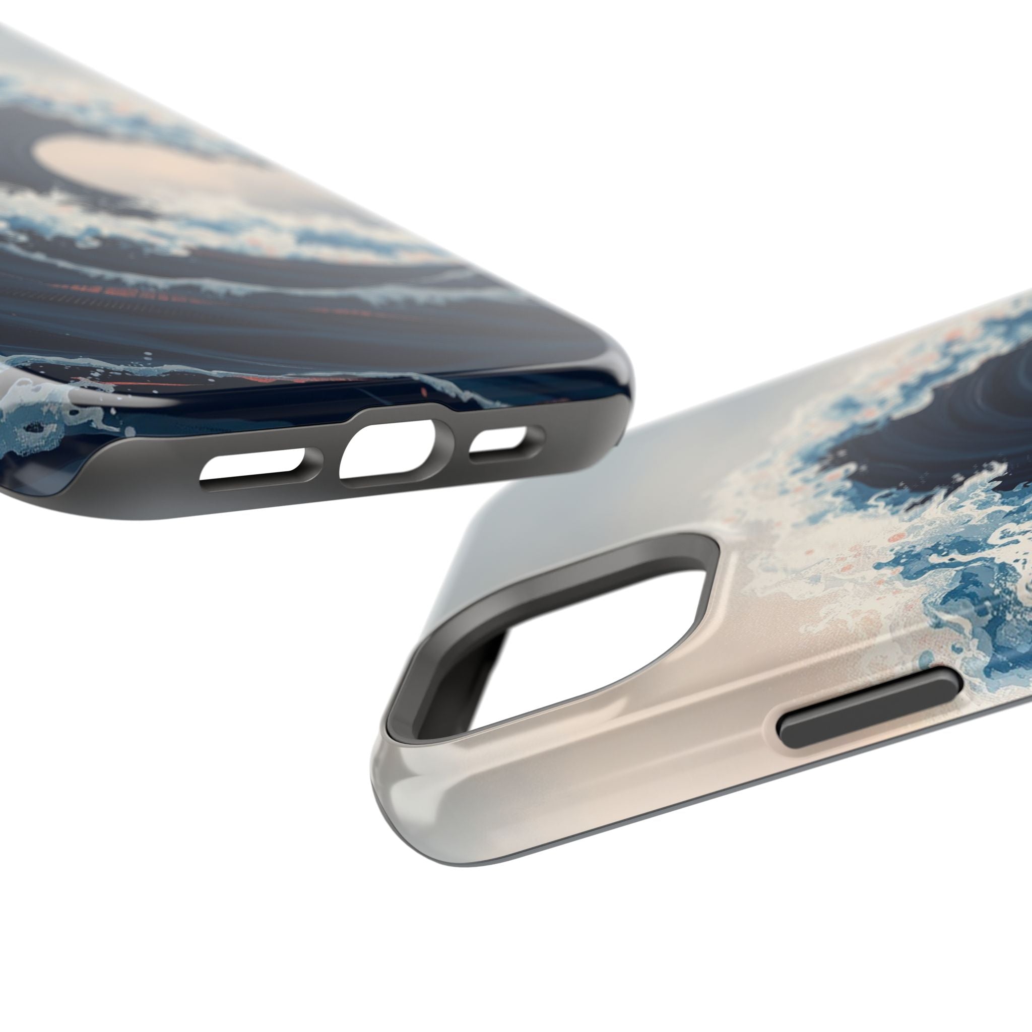 iPhone Ocean Wave Crash Grunge Distressed Slim iPhone Everyday Designer · iPhone