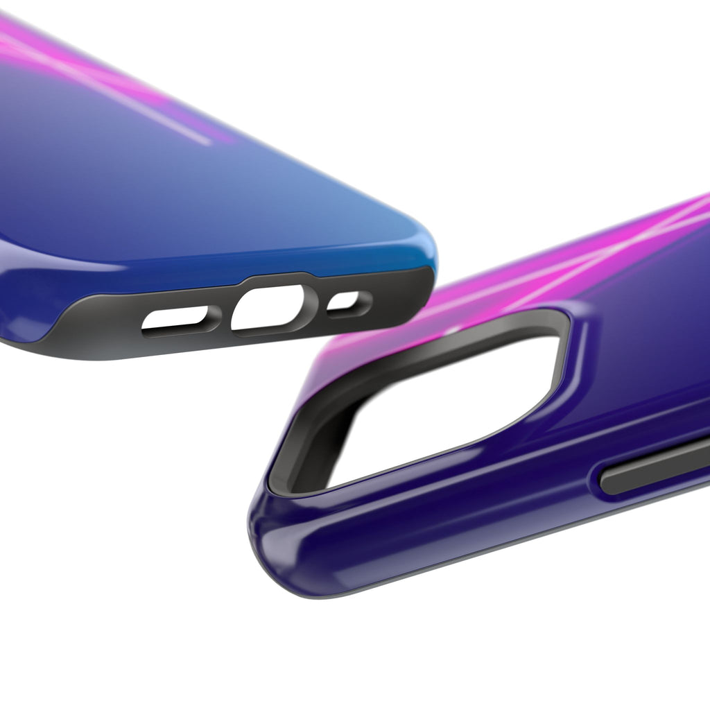 iPhone 1990s Geometric Neon Electric Art Slim Everyday Designer Case · iPhone Ca
