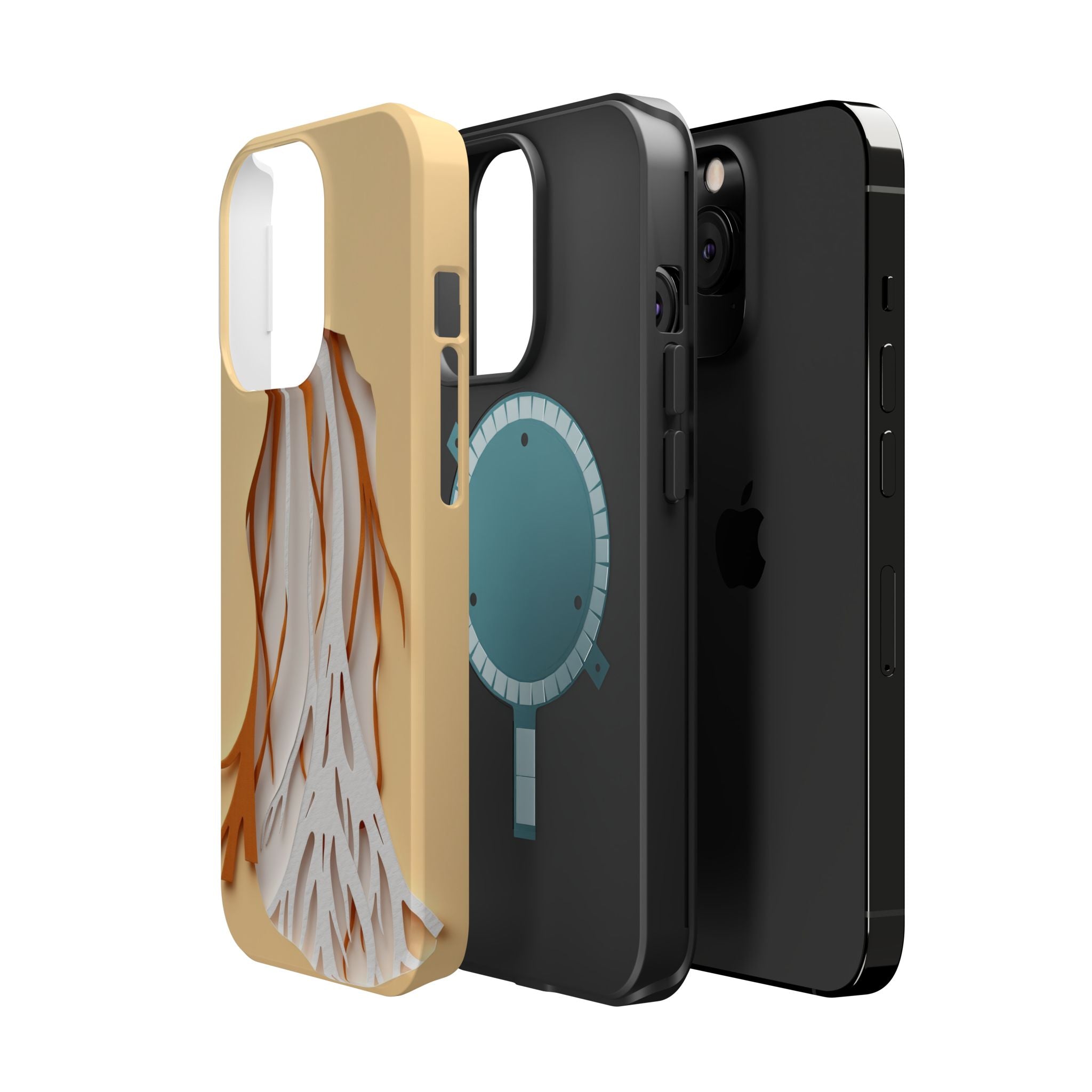iPhone Mangrove Roots Paper Cut Art Slim Everyday Designer Case · iPhone Case
