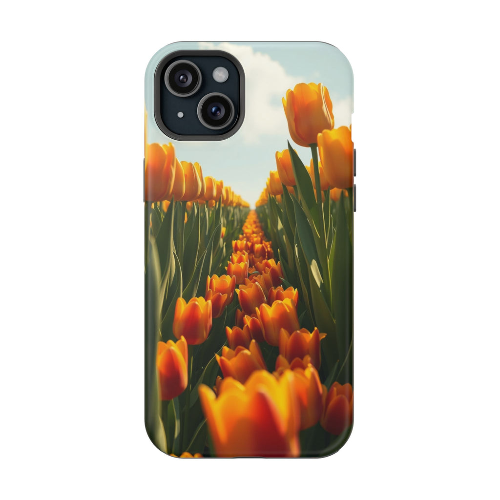 iPhone Tulip Row Radiant Design Slim Everyday Designer Case · iPhone Case
