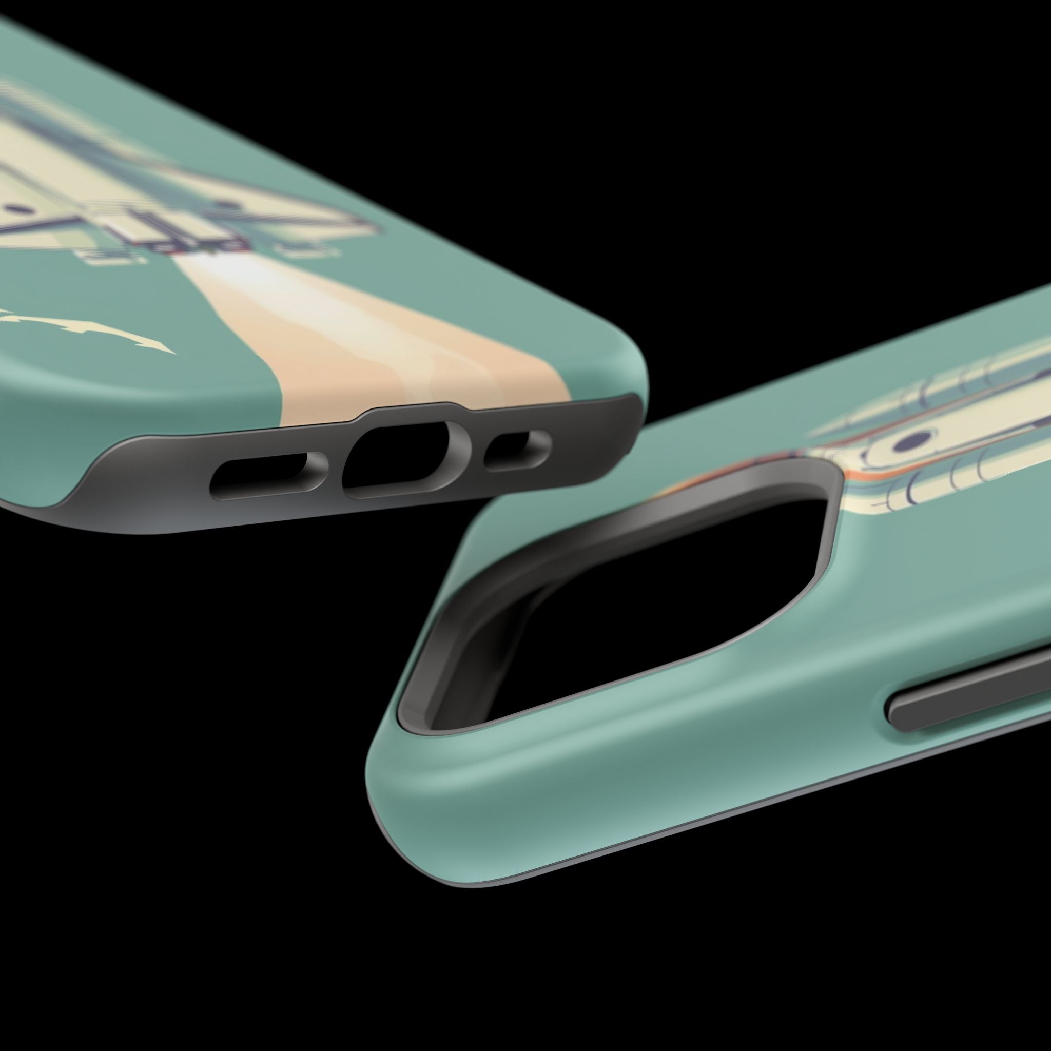 iPhone Retro Space Shuttle Cinematic Art Slim Everyday Designer Case · iPhone Ca