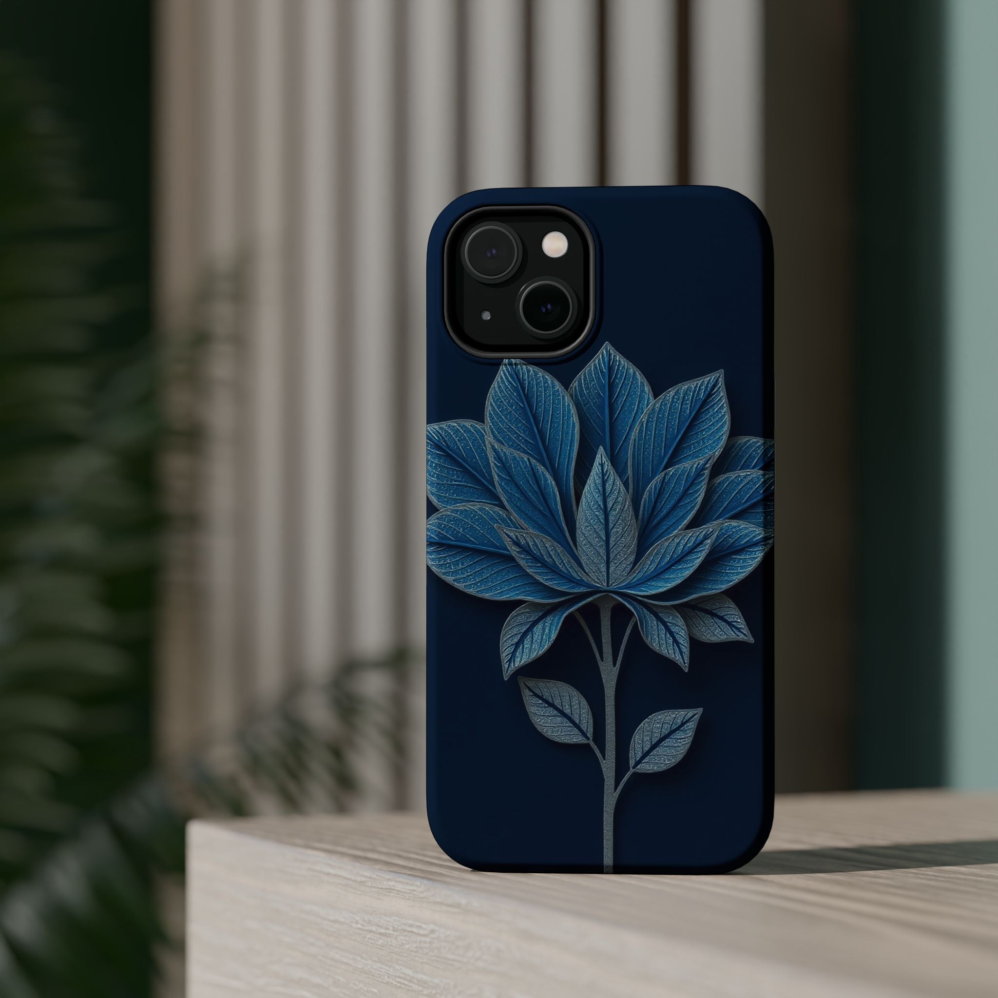 iPhone Night Bloomer Paper Cut Art Bold Modern Everyday Snap Case · iPhone Case