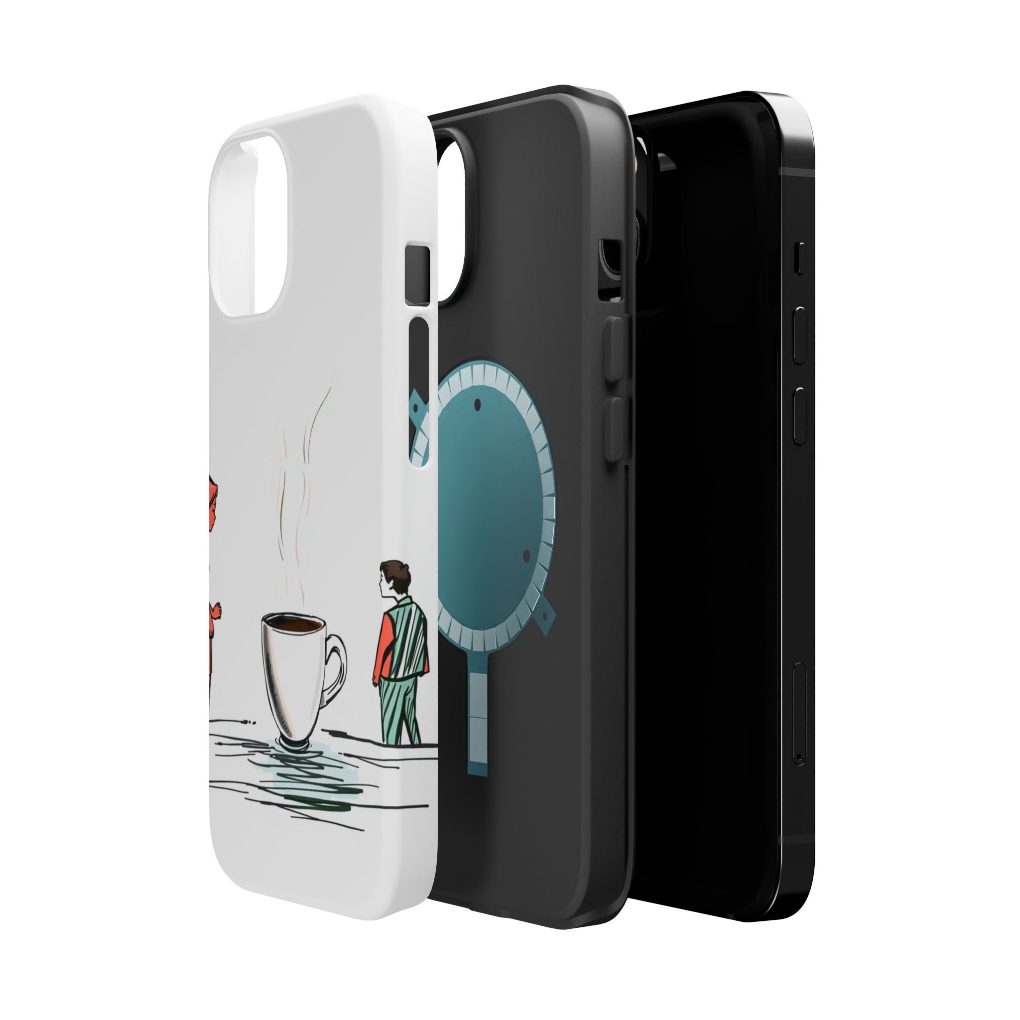 iPhone Coffee Before People Mystic Art Slim Everyday Designer Case · iPhone Case