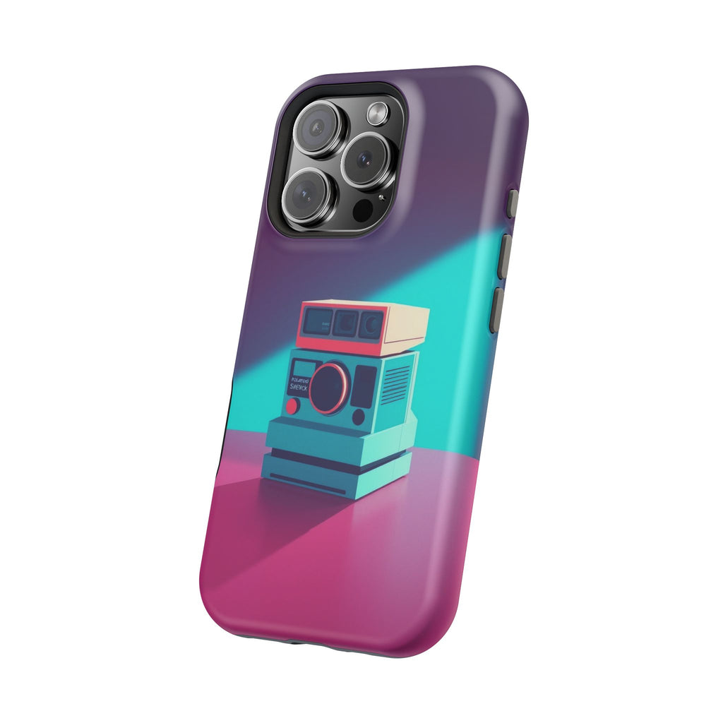 iPhone Polaroid Stack Memory Pop Art Bold Slim Everyday Designer Case · iPhone C