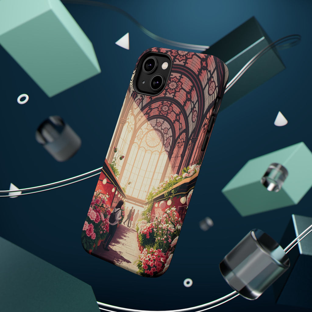 iPhone Flower Market Stained Glass Bold Modern Everyday Snap Case · iPhone Case
