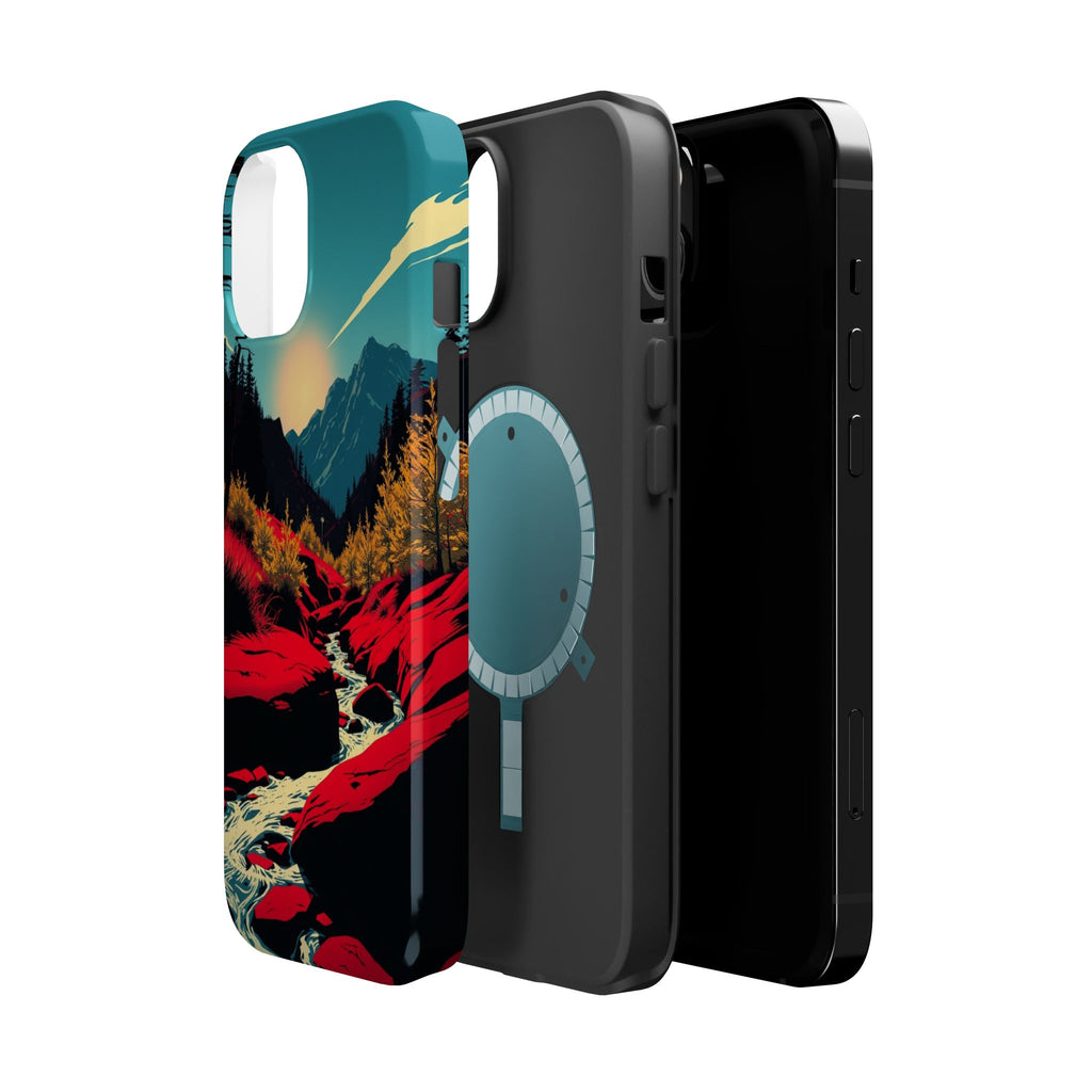 iPhone Earthy Spring Creek Design Bold Modern Everyday Snap Case · iPhone Case