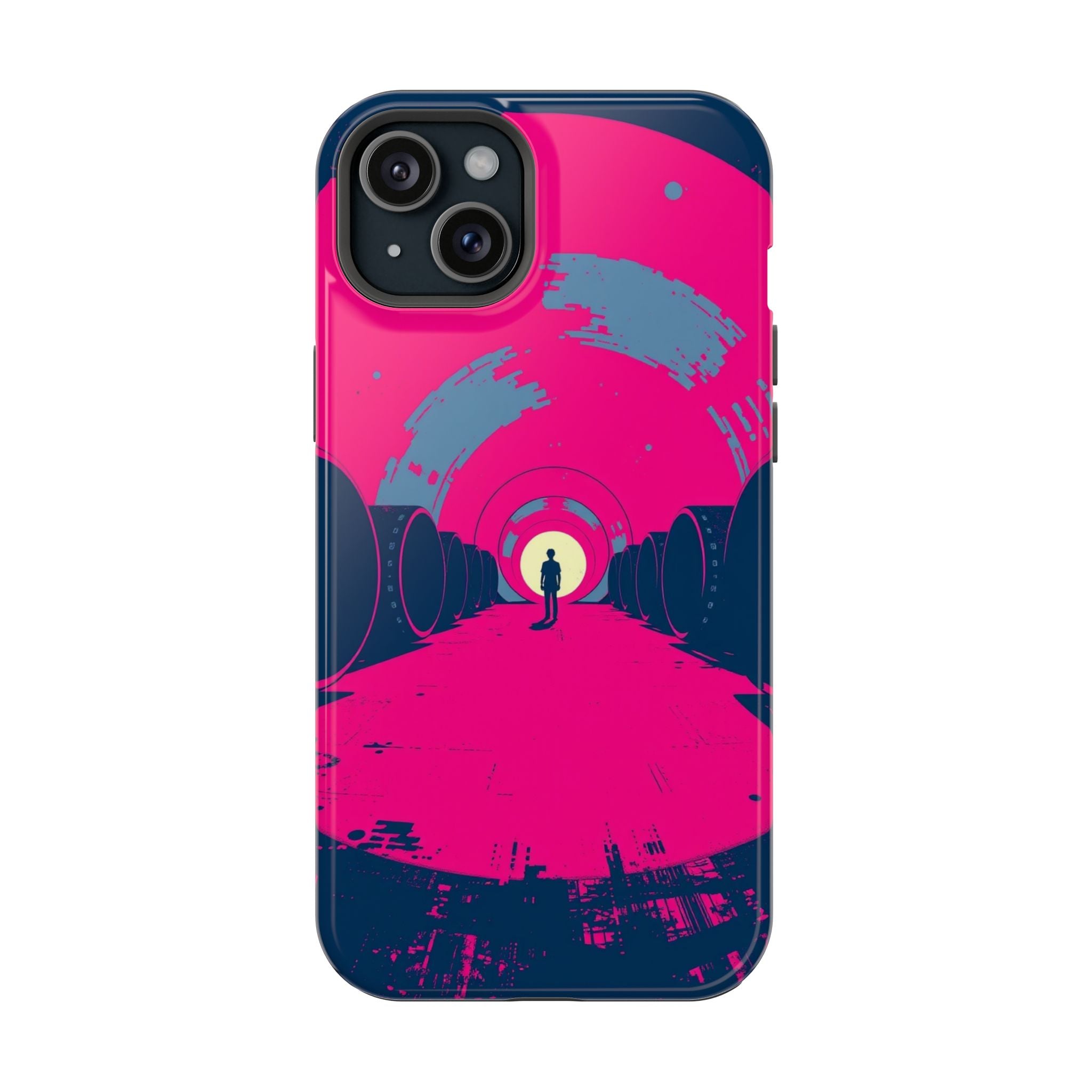 iPhone 1960s Mod Circles Bold Art Bold Modern Everyday Snap Case · iPhone Case