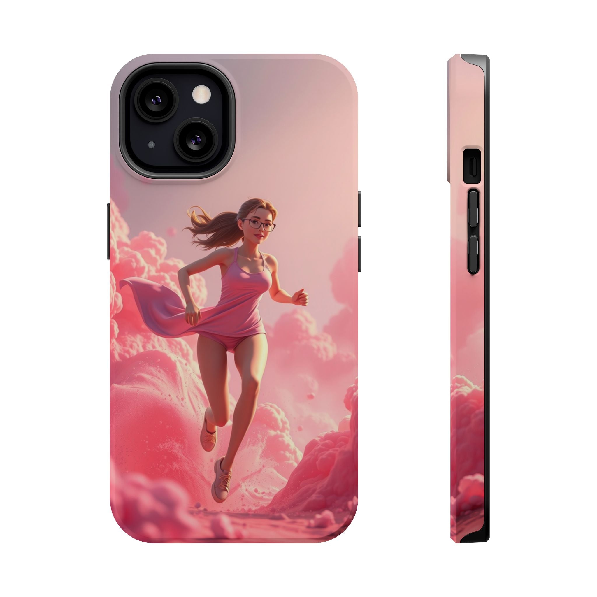 iPhone on Fumes 3D Digital Bold Modern Everyday Snap Case · iPhone Case