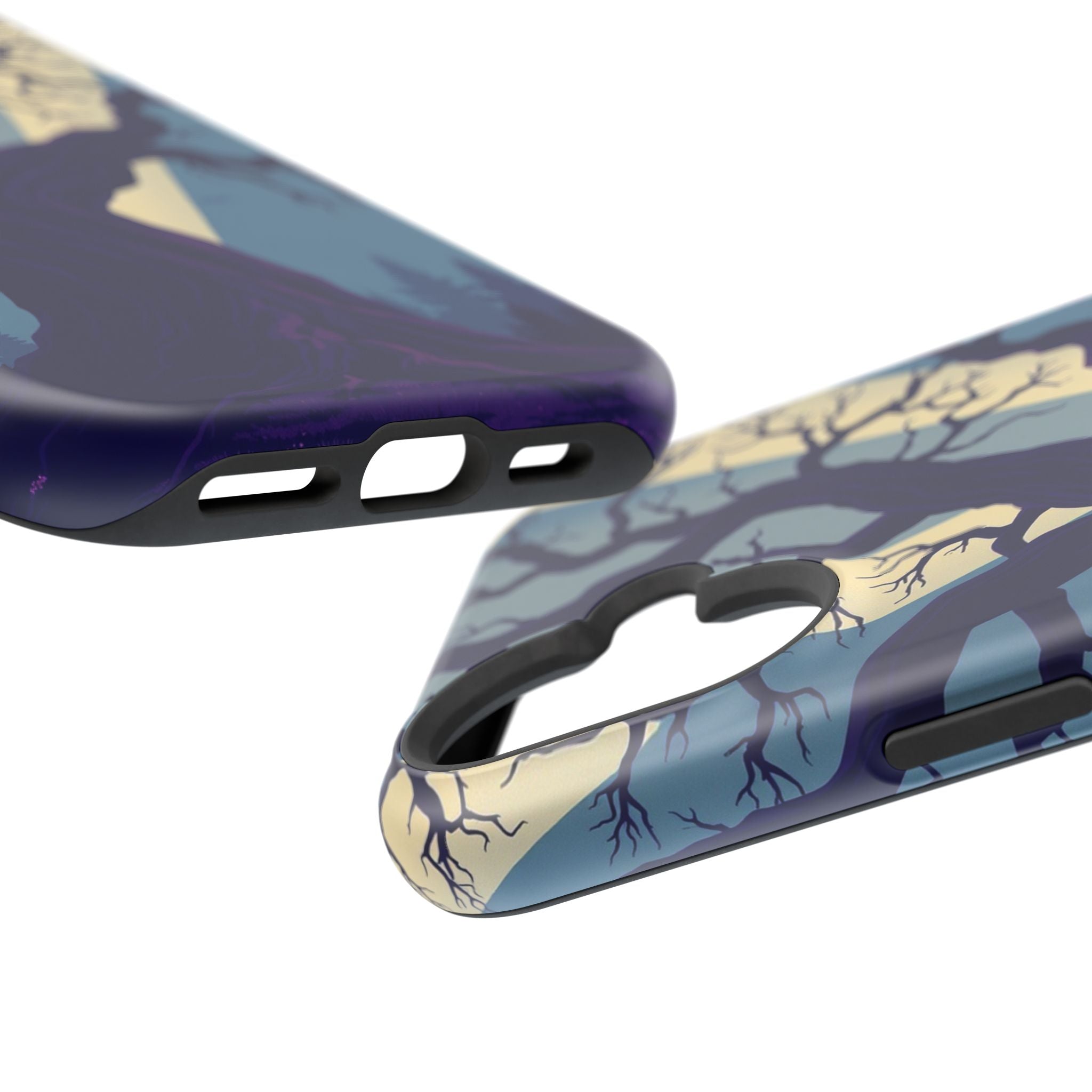 iPhone Twisted Tree Vintage Retro Poster Slim Everyday Designer Case · iPhone Ca