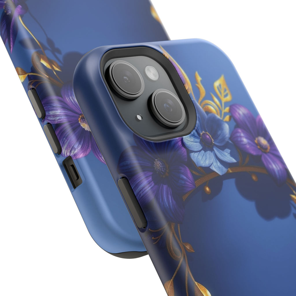 iPhone Vibrant Floral Crown Design 14 Slim Everyday Designer Case · iPhone Case