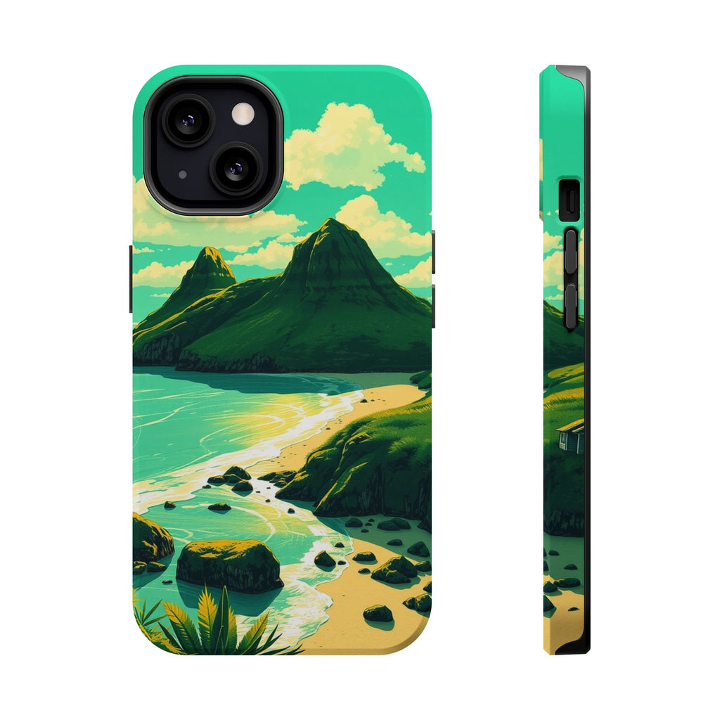 iPhone Hibiscus Coast Hand-Drawn Sketch Slim Everyday iPhone Designer · iPhone C