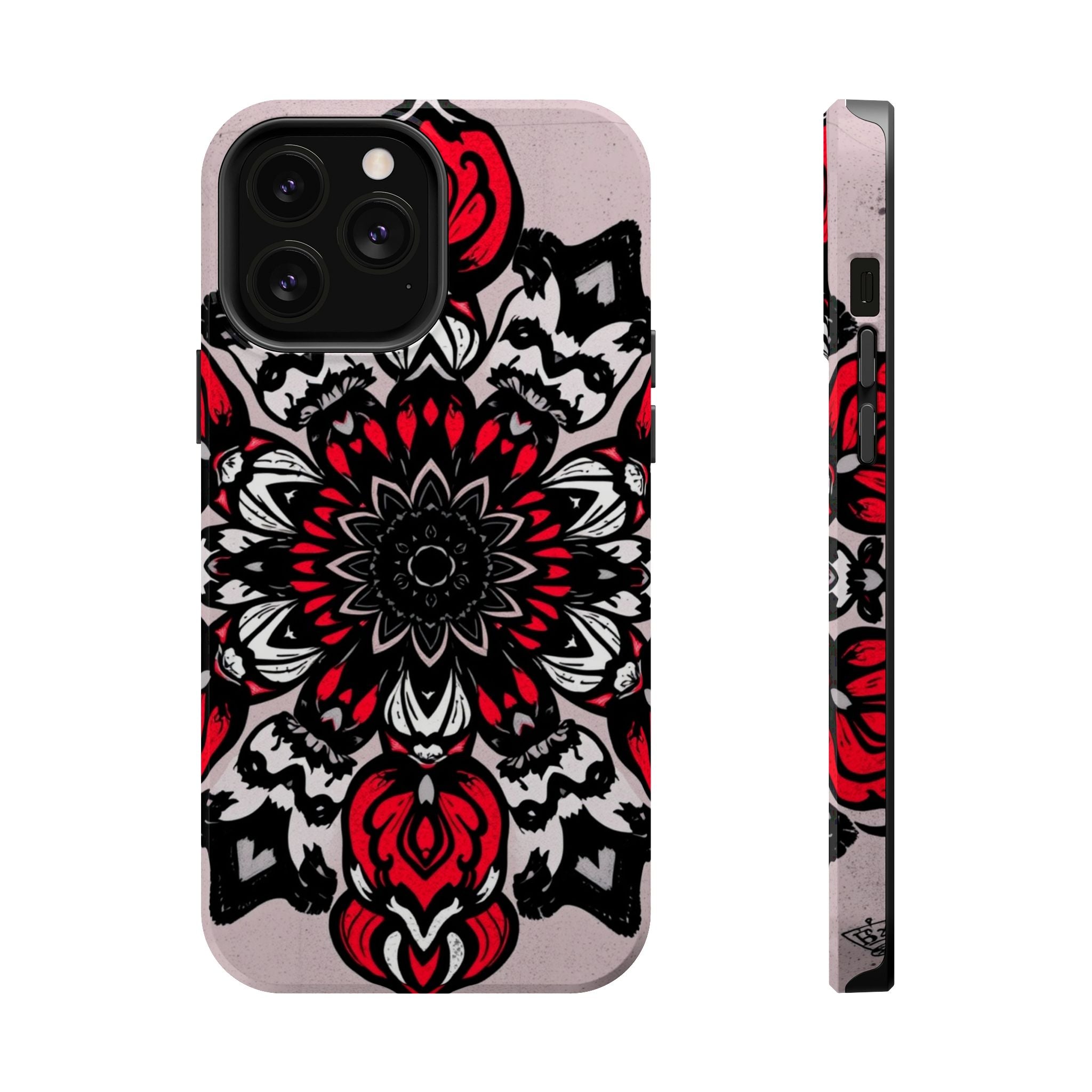 iPhone Floral Mandala Bold Art Slim Everyday Designer Case · iPhone Case