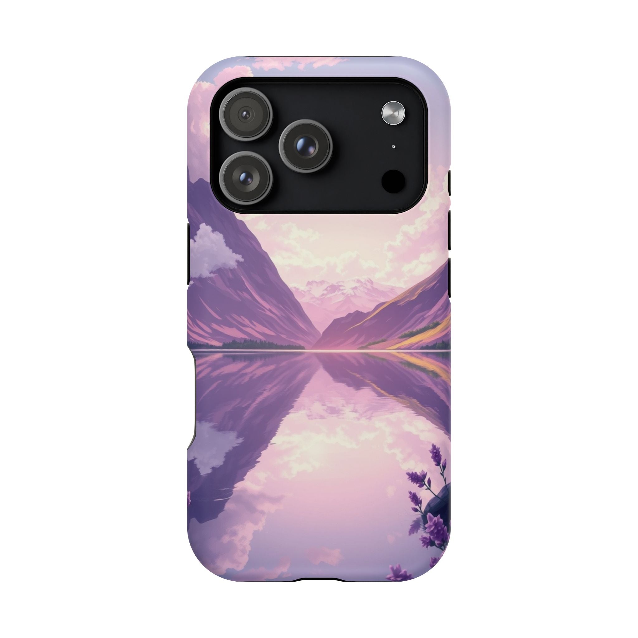 iPhone Lavender And Pearl Fjord Reflection Slim iPhone Everyday · iPhone Case