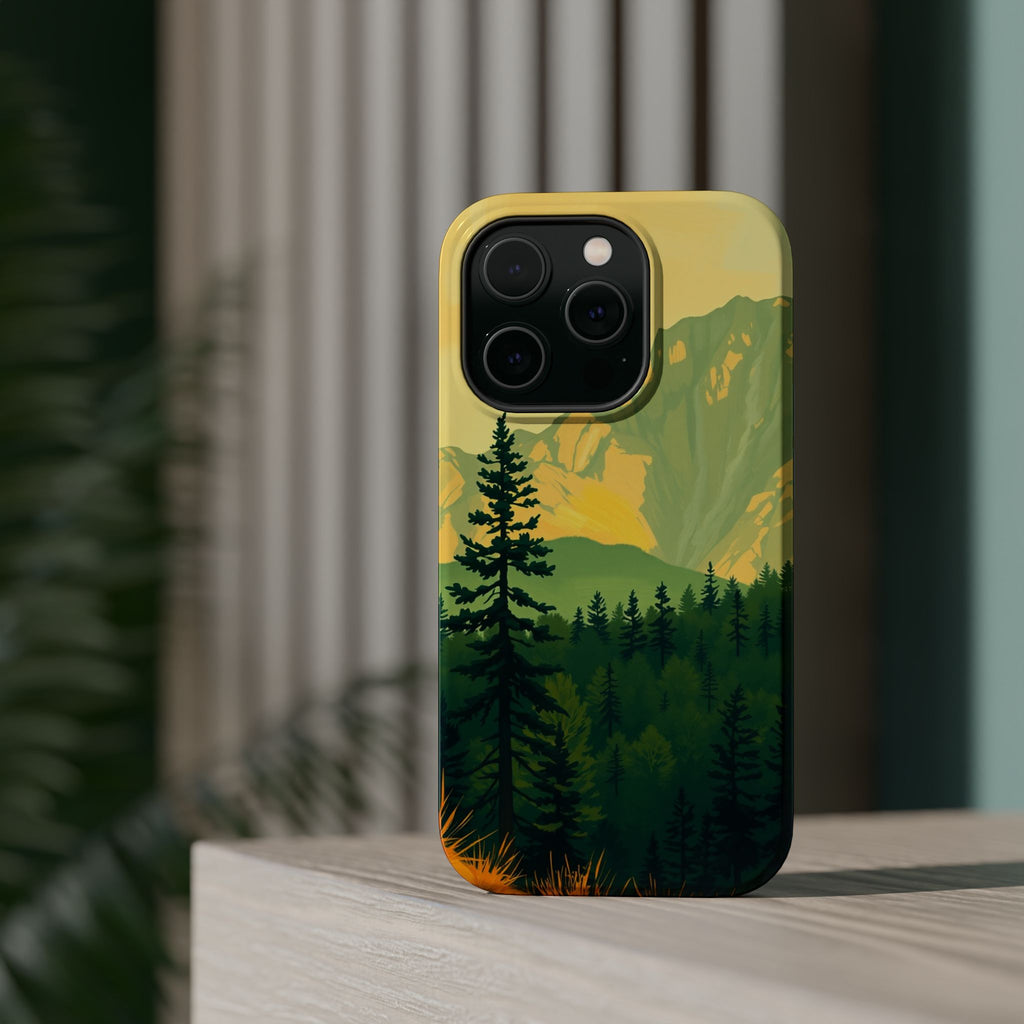 iPhone Pine Ridge Oil Painting Impressionist Slim iPhone Everyday · iPhone Case