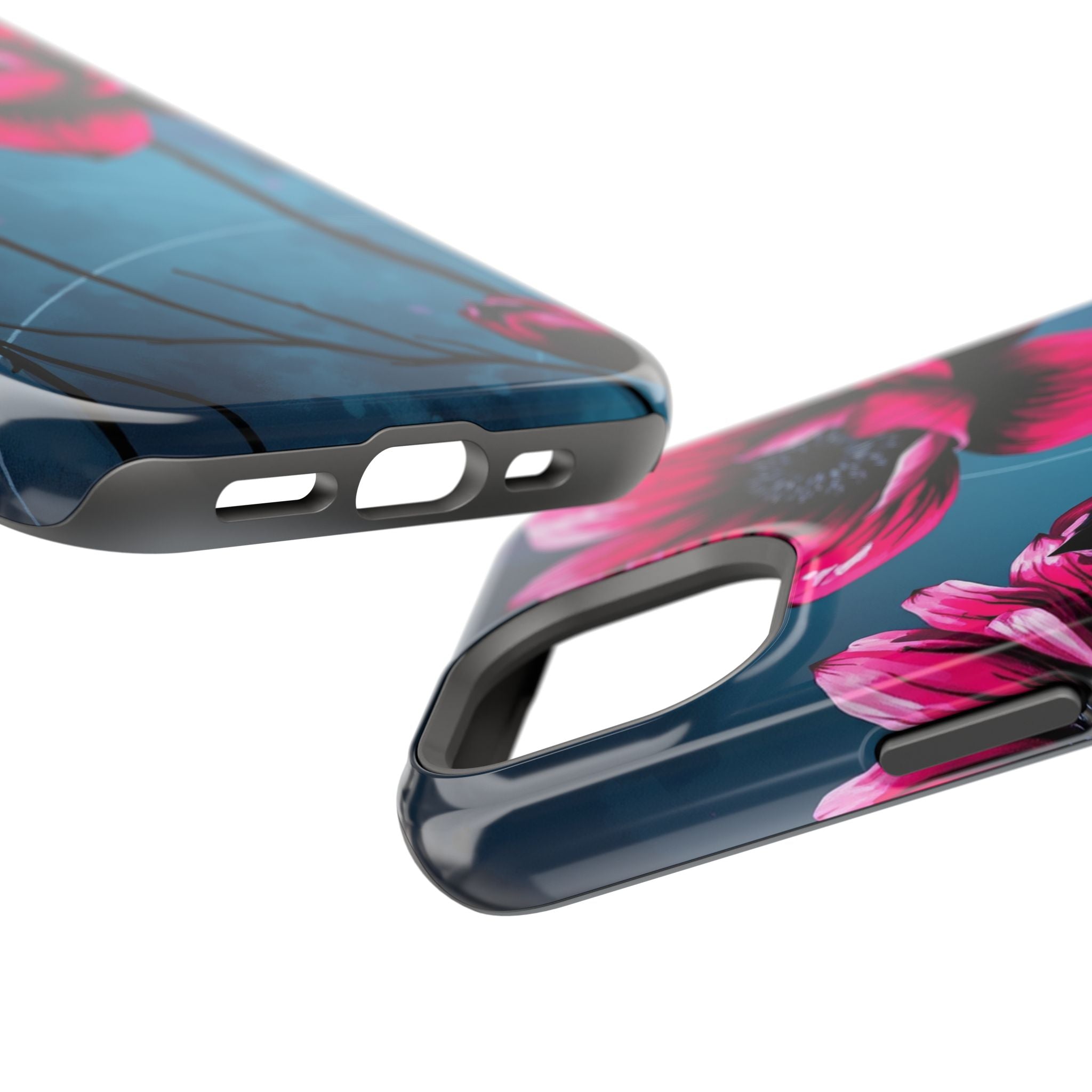 iPhone Floral Ink Wash Bold Art Slim Everyday Designer Case · iPhone Case