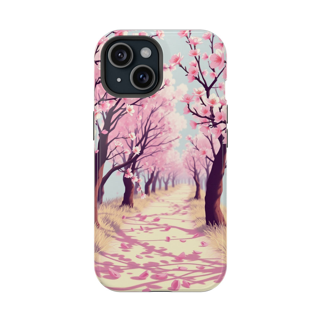 iPhone Rose Pink And Cream Blossom Trail Slim Everyday iPhone Designer · iPhone