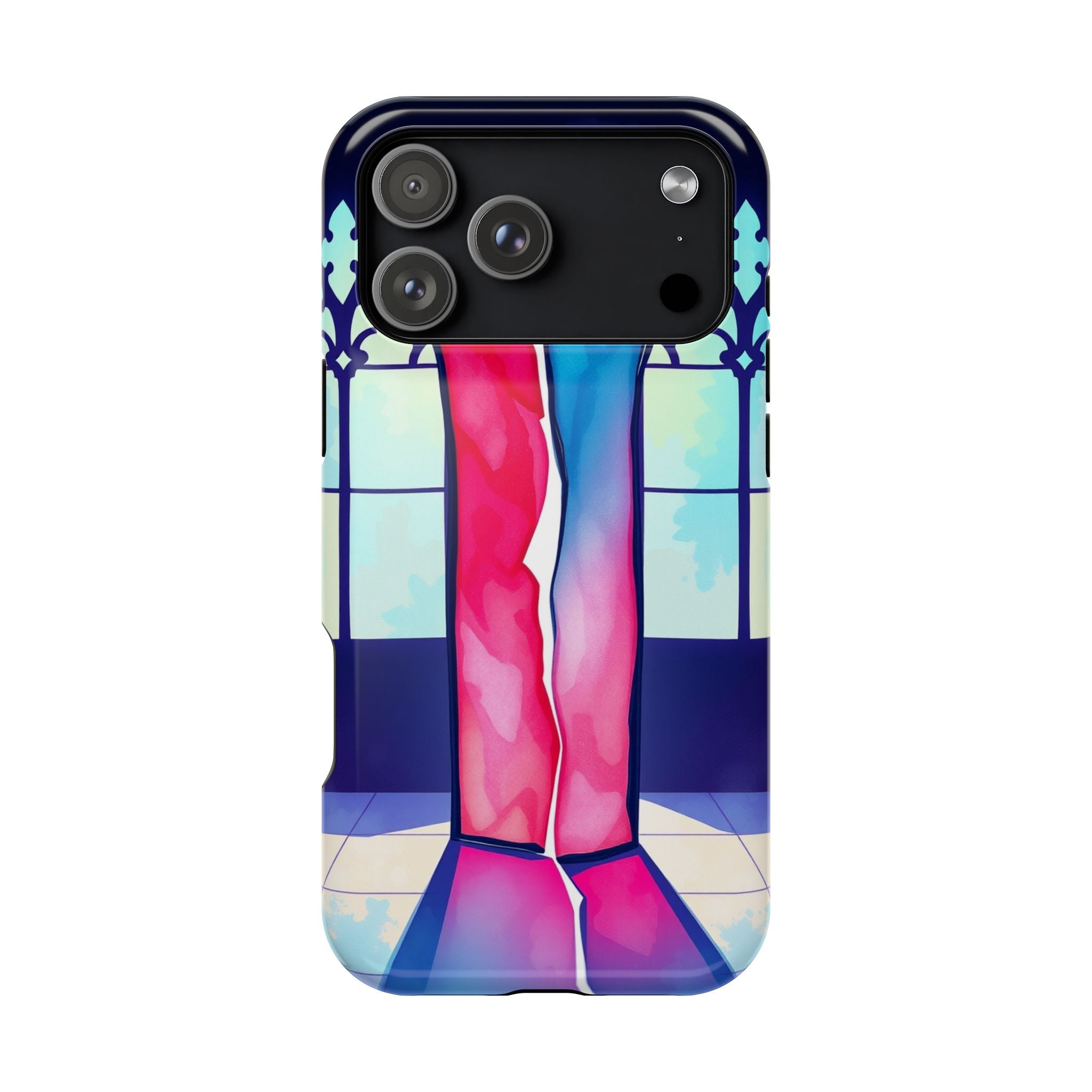 iPhone Stained Glass Break Electric Art Slim Everyday iPhone Designer · iPhone C