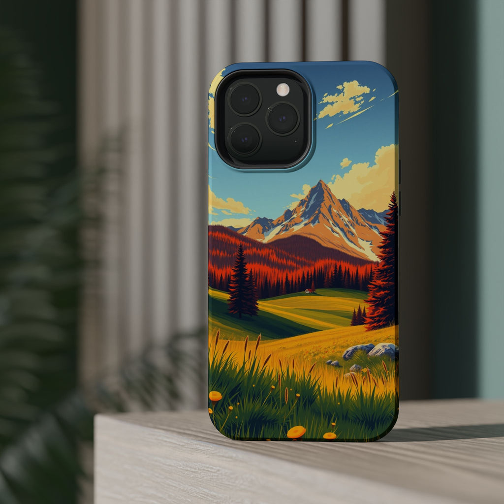 iPhone Radiant Alpine Meadow Design Slim Everyday Designer Case · iPhone Case