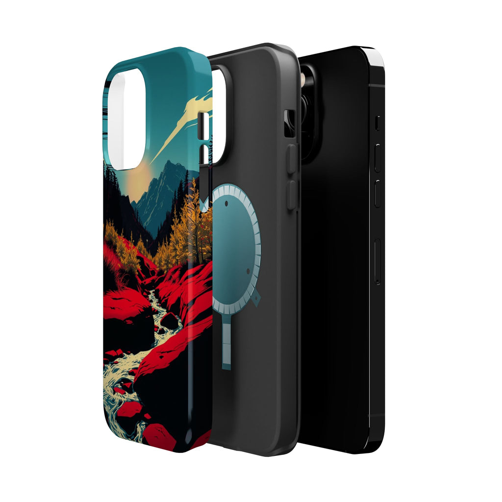 iPhone Earthy Spring Creek Design Bold Modern Everyday Snap Case · iPhone Case