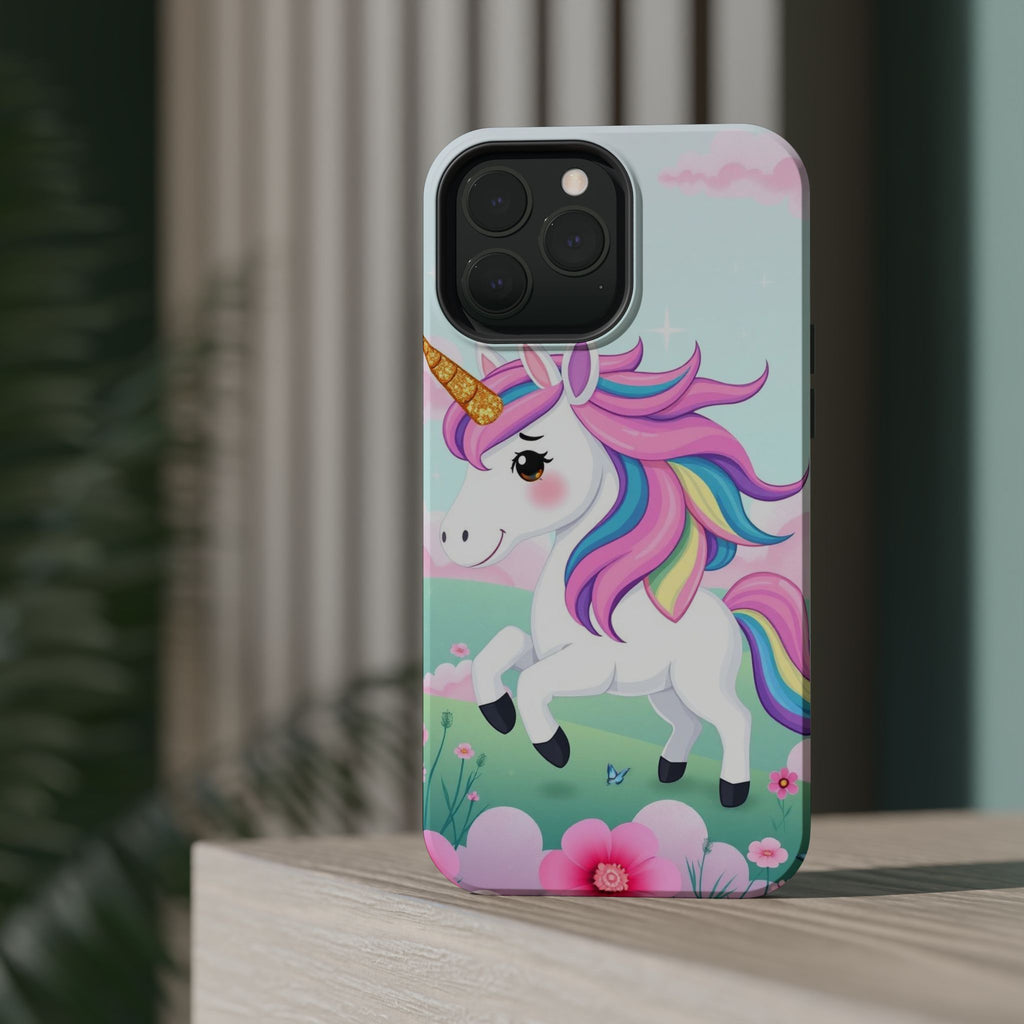 iPhone Rainbow Unicorn Kids Fun Soft iPhone Phone Case Gift Finish · iPhone Case