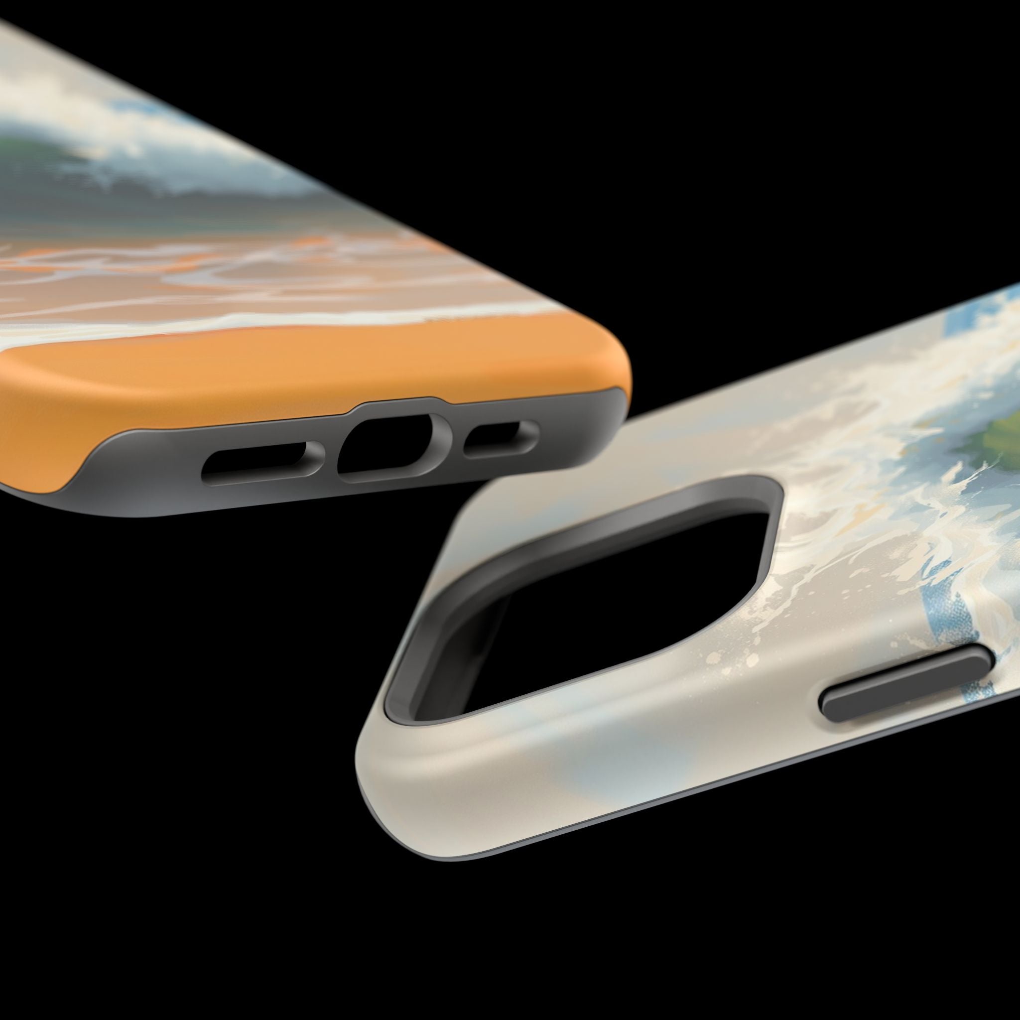 iPhone Radiant Ocean Wave Crash Design Slim Everyday Designer Case · iPhone Case