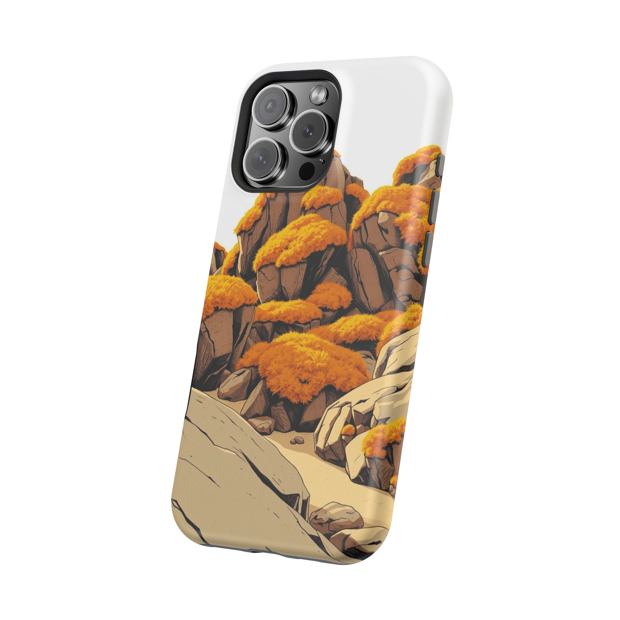 iPhone Moss Covered Rocks Bold Art Bold Modern Everyday Snap Case · iPhone Case