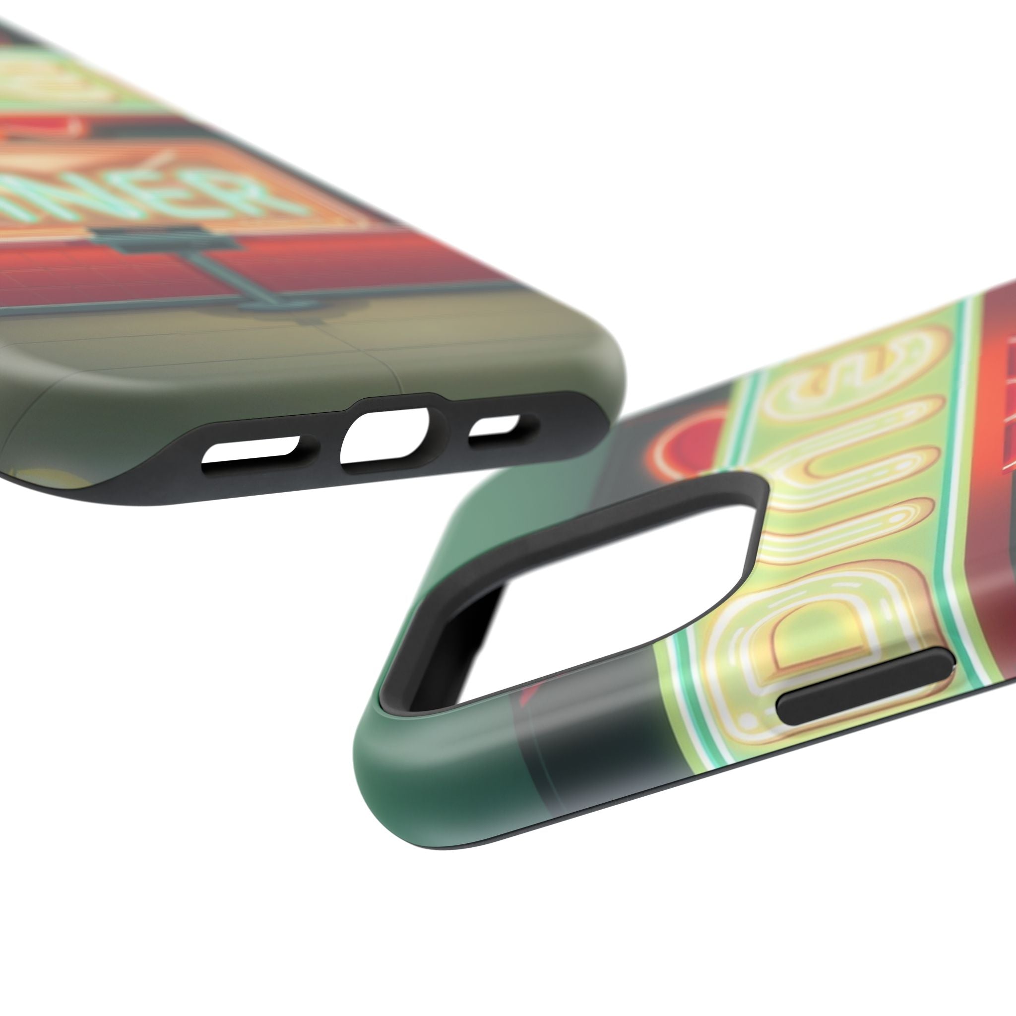 iPhone Neon Diner Sign Mystic Art Bold Modern Everyday Snap Case · iPhone Case
